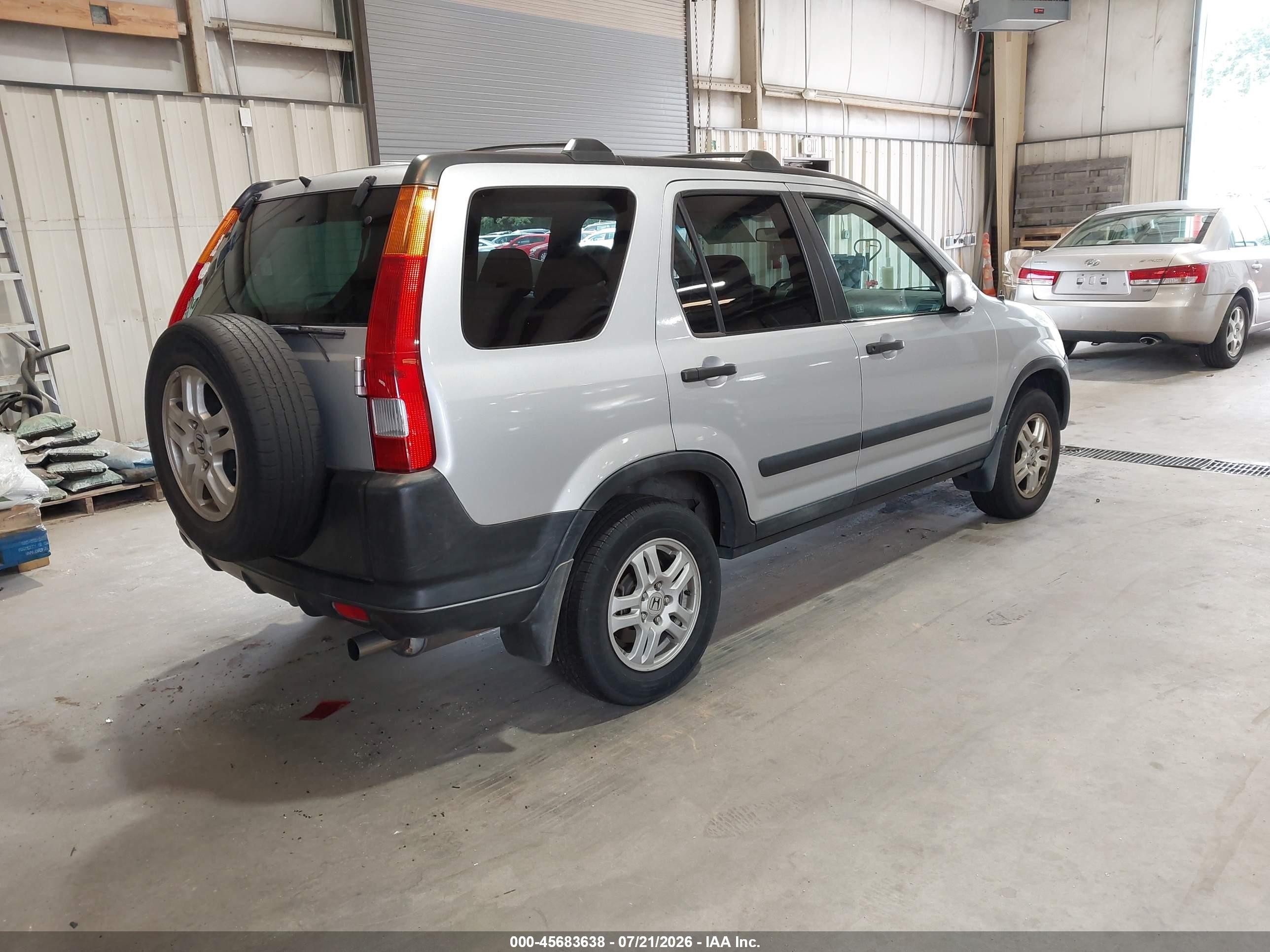 2003 Honda Cr-v Ex Silver vin: SHSRD78813U157100