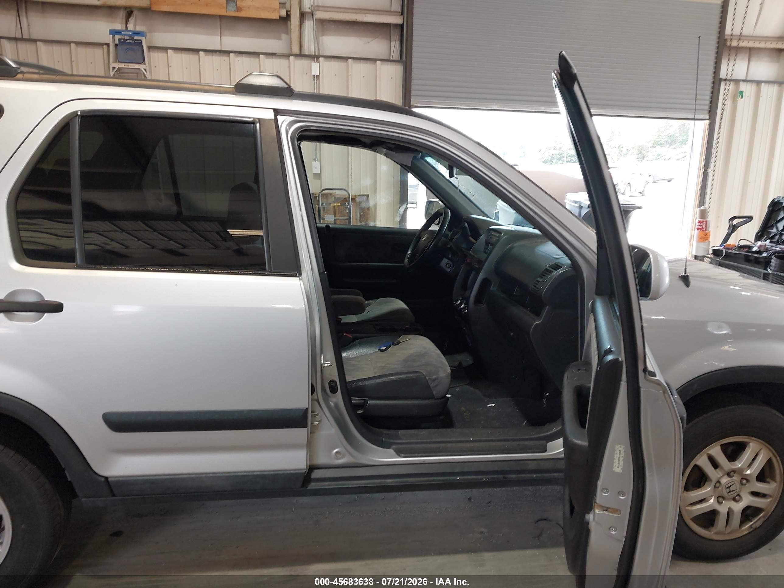 2003 Honda Cr-v Ex Silver vin: SHSRD78813U157100