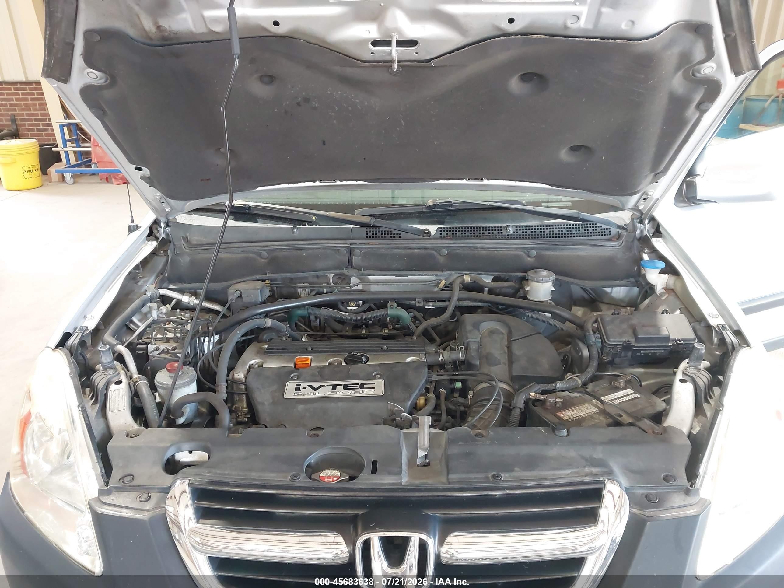2003 Honda Cr-v Ex Silver vin: SHSRD78813U157100