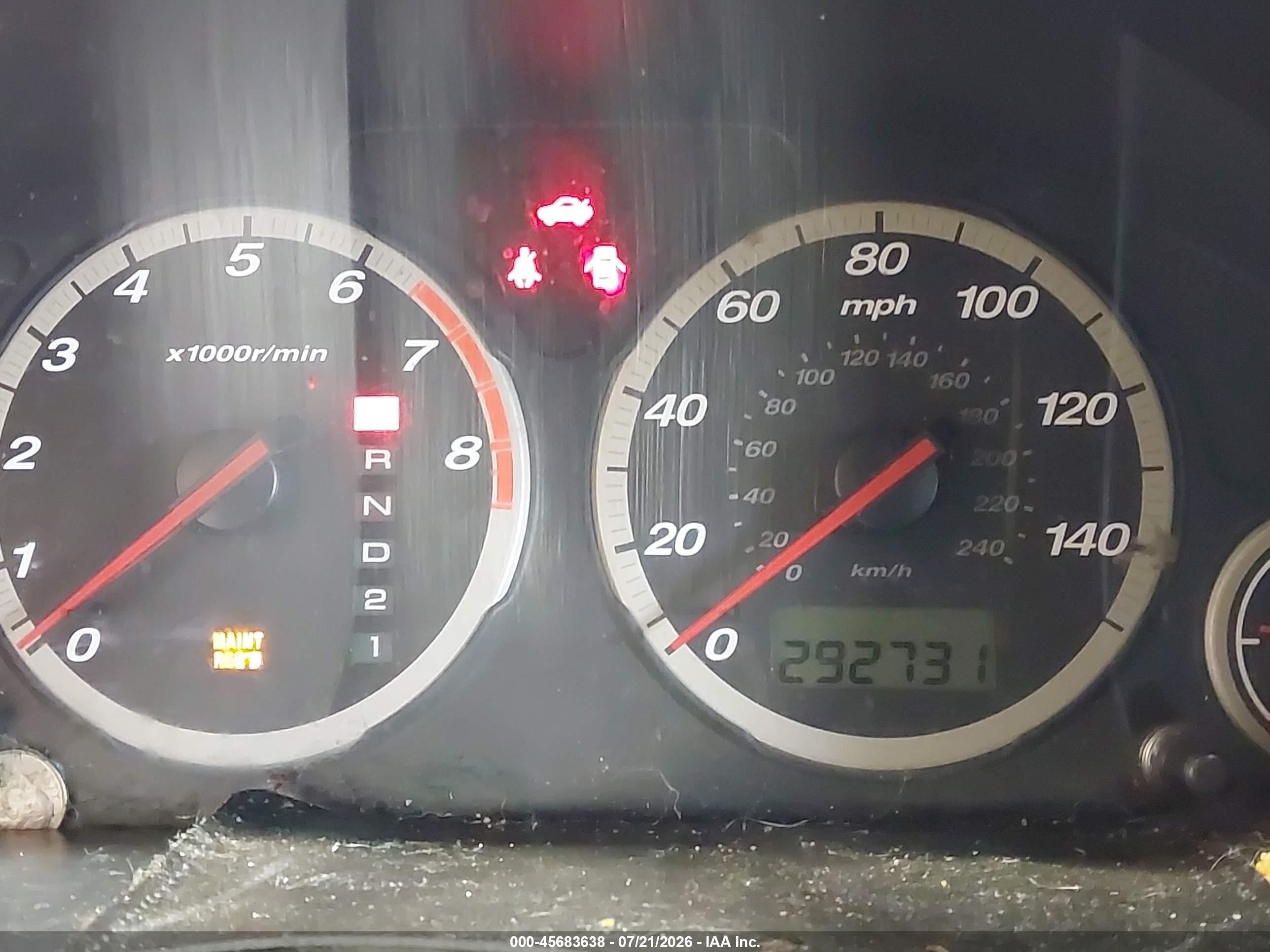 2003 Honda Cr-v Ex Silver vin: SHSRD78813U157100