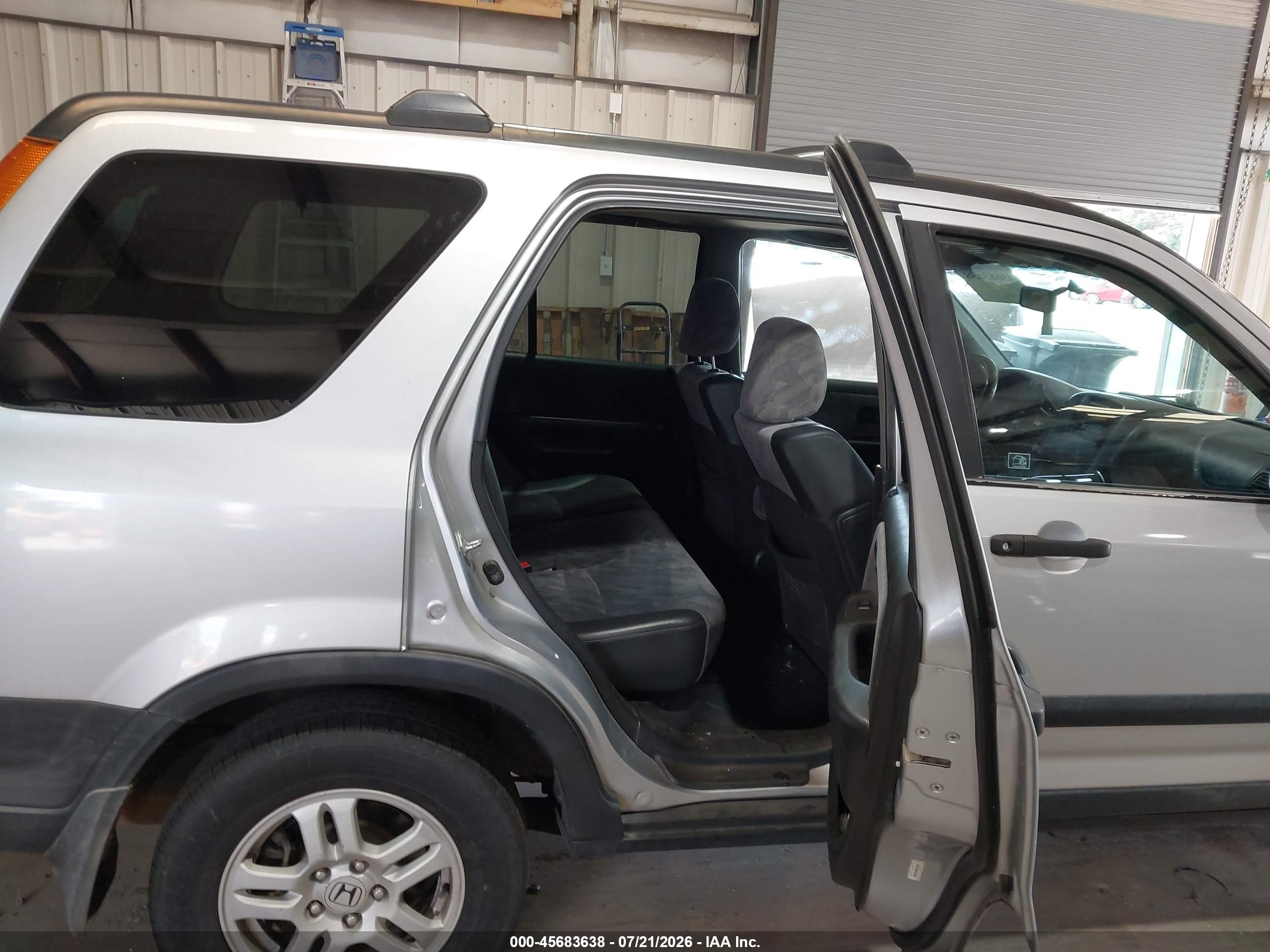 2003 Honda Cr-v Ex Silver vin: SHSRD78813U157100