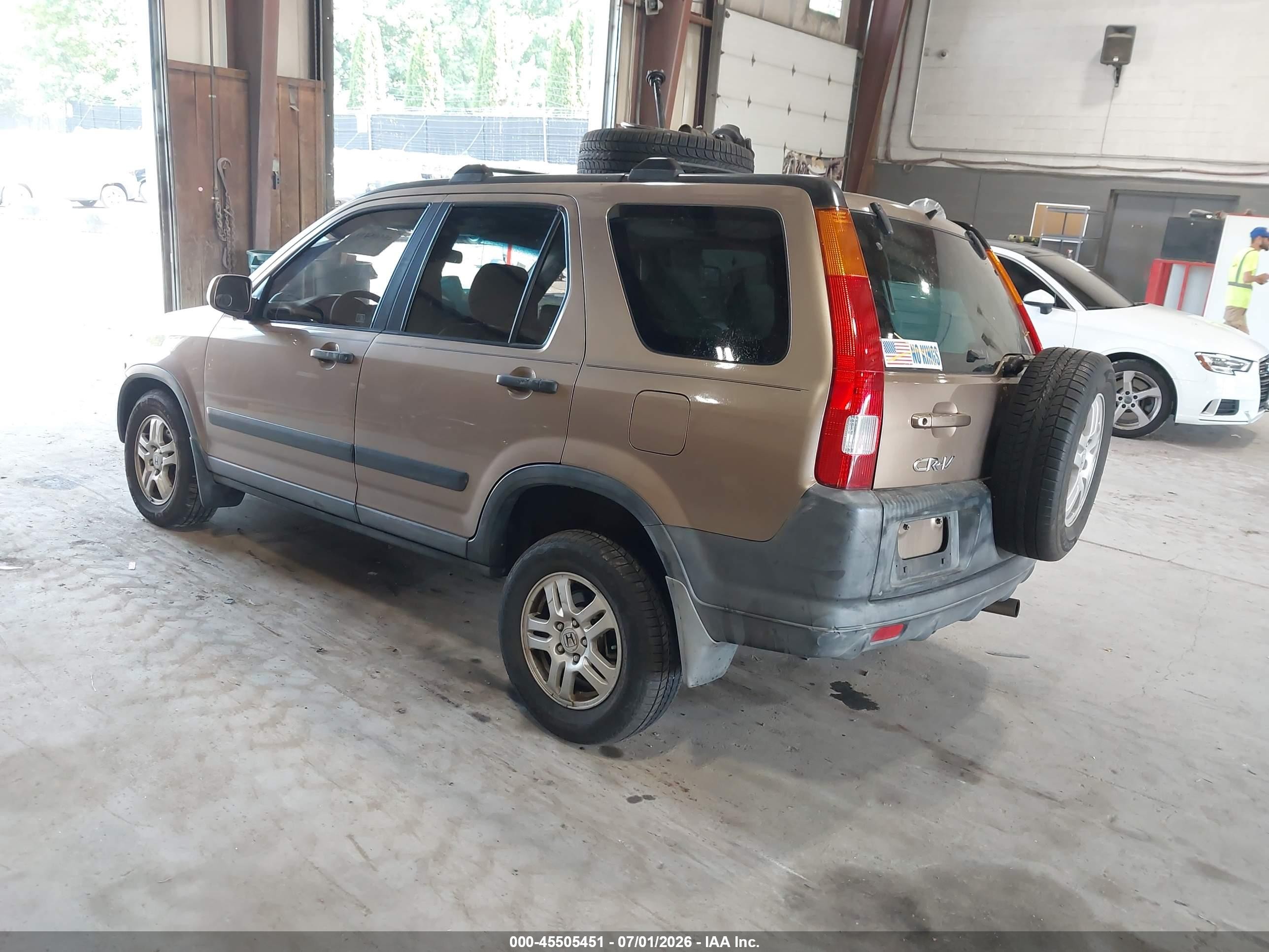 2004 Honda Cr-v Ex Brown vin: SHSRD78814U226210