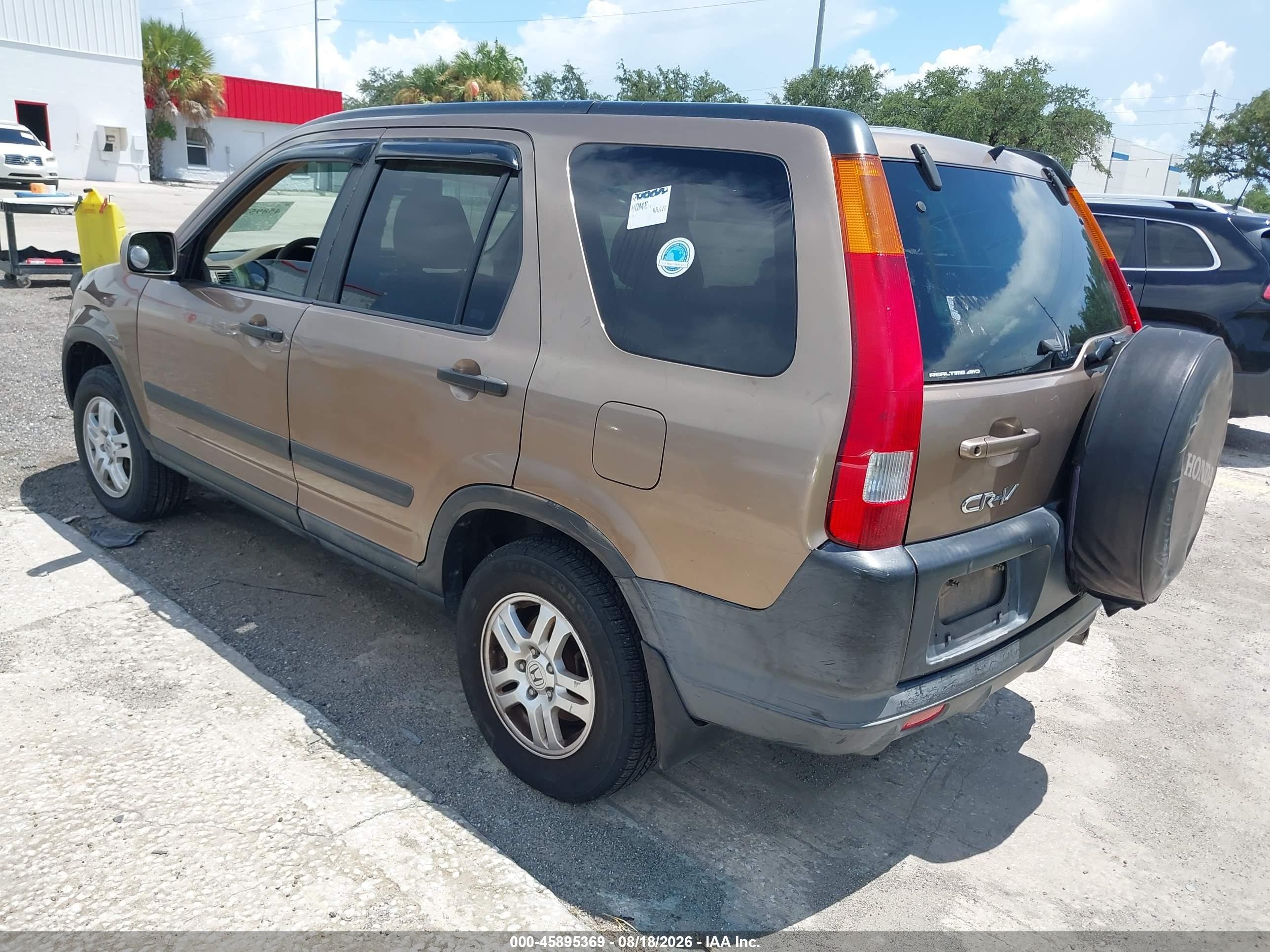 2004 Honda Cr-v Ex Gold vin: SHSRD78814U228538