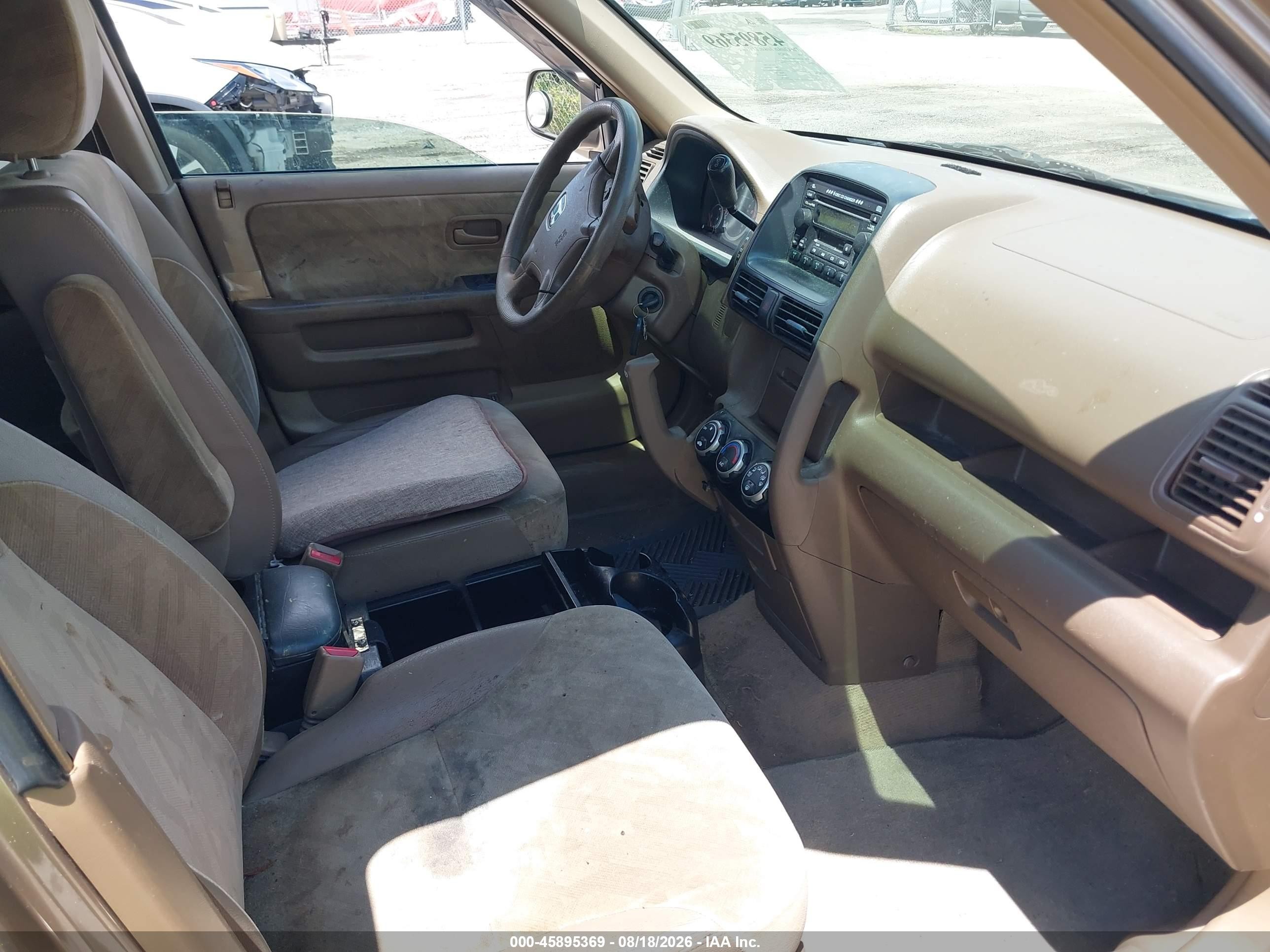 2004 Honda Cr-v Ex Gold vin: SHSRD78814U228538