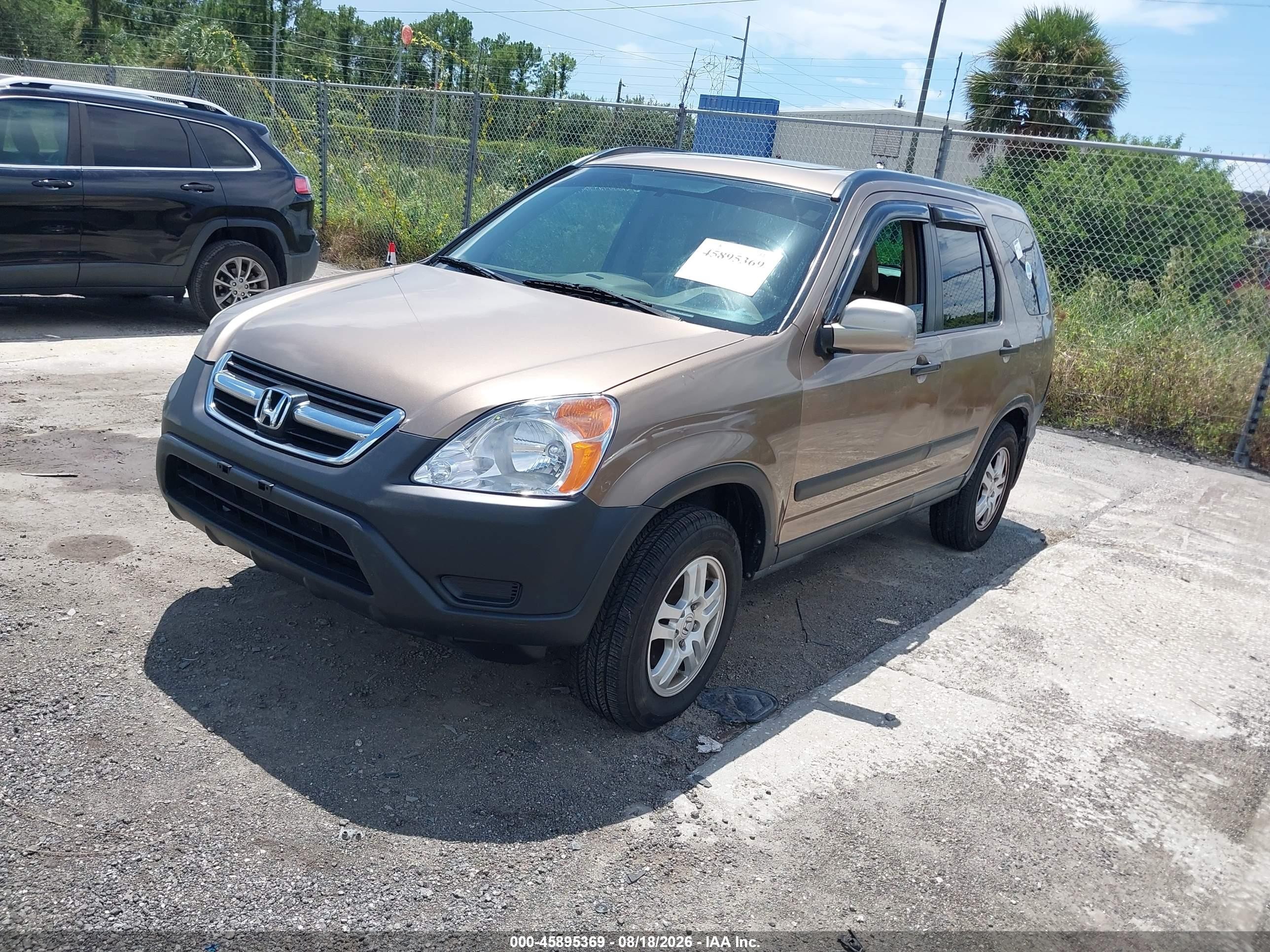 2004 Honda Cr-v Ex Gold vin: SHSRD78814U228538