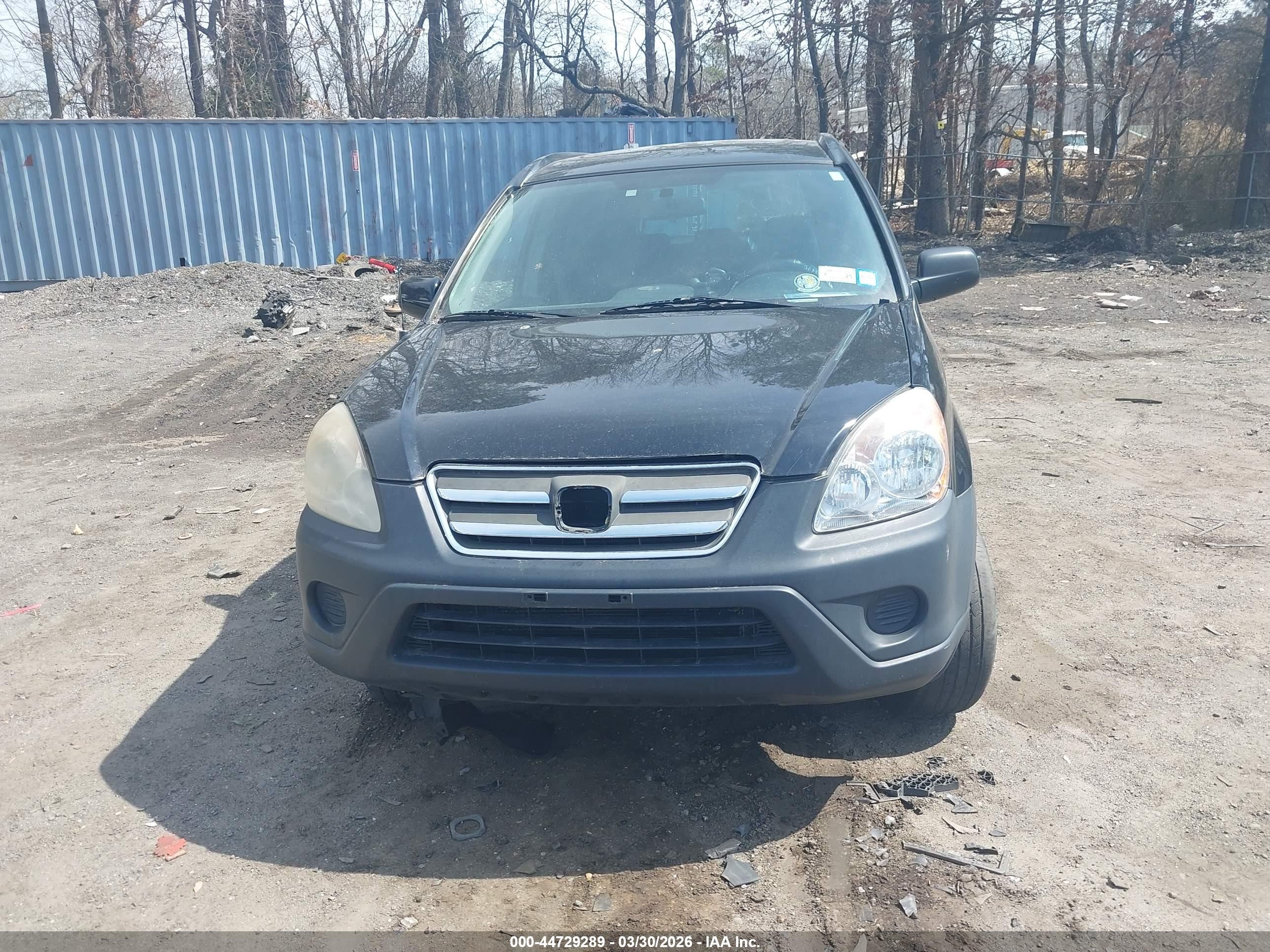 2005 Honda Cr-v Ex Black vin: SHSRD78815U304633