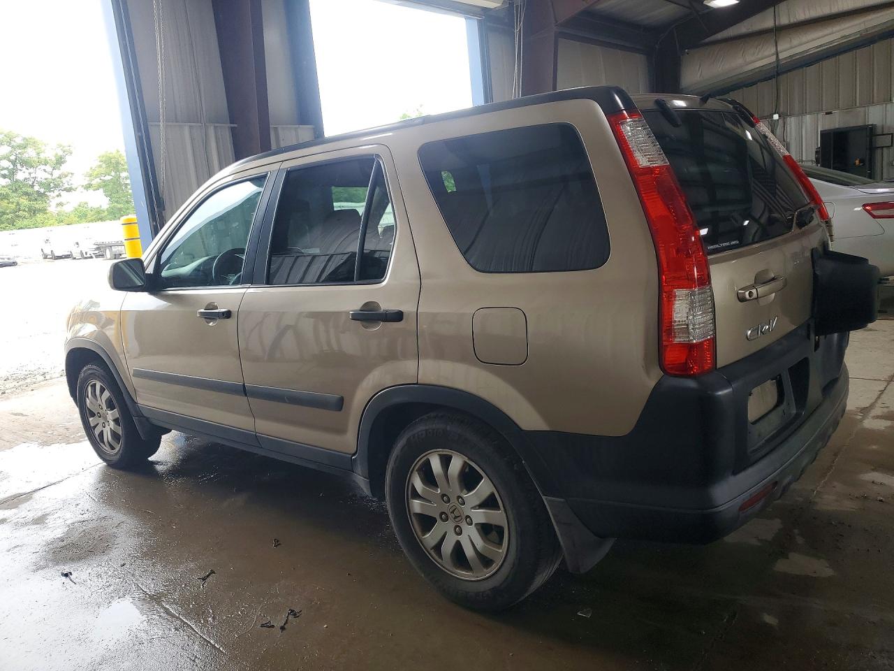 2005 Honda Cr-v Ex Beige vin: SHSRD78815U334098