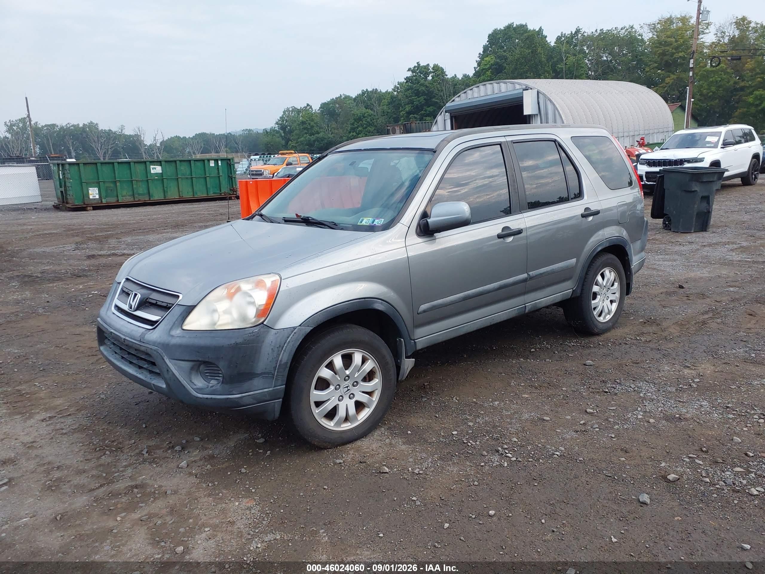 2006 Honda Cr-v Ex Gray vin: SHSRD78816U436308