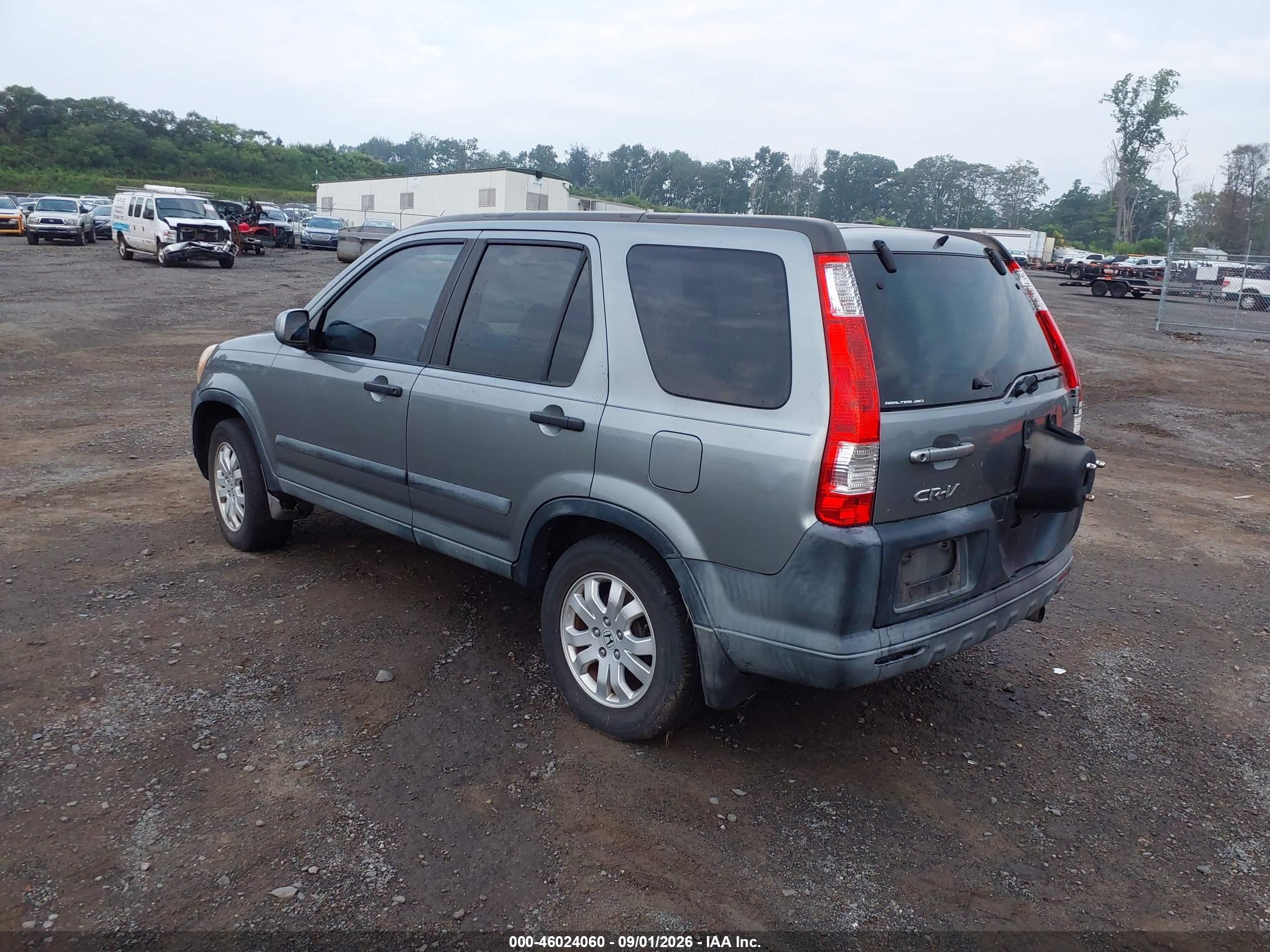 2006 Honda Cr-v Ex Gray vin: SHSRD78816U436308