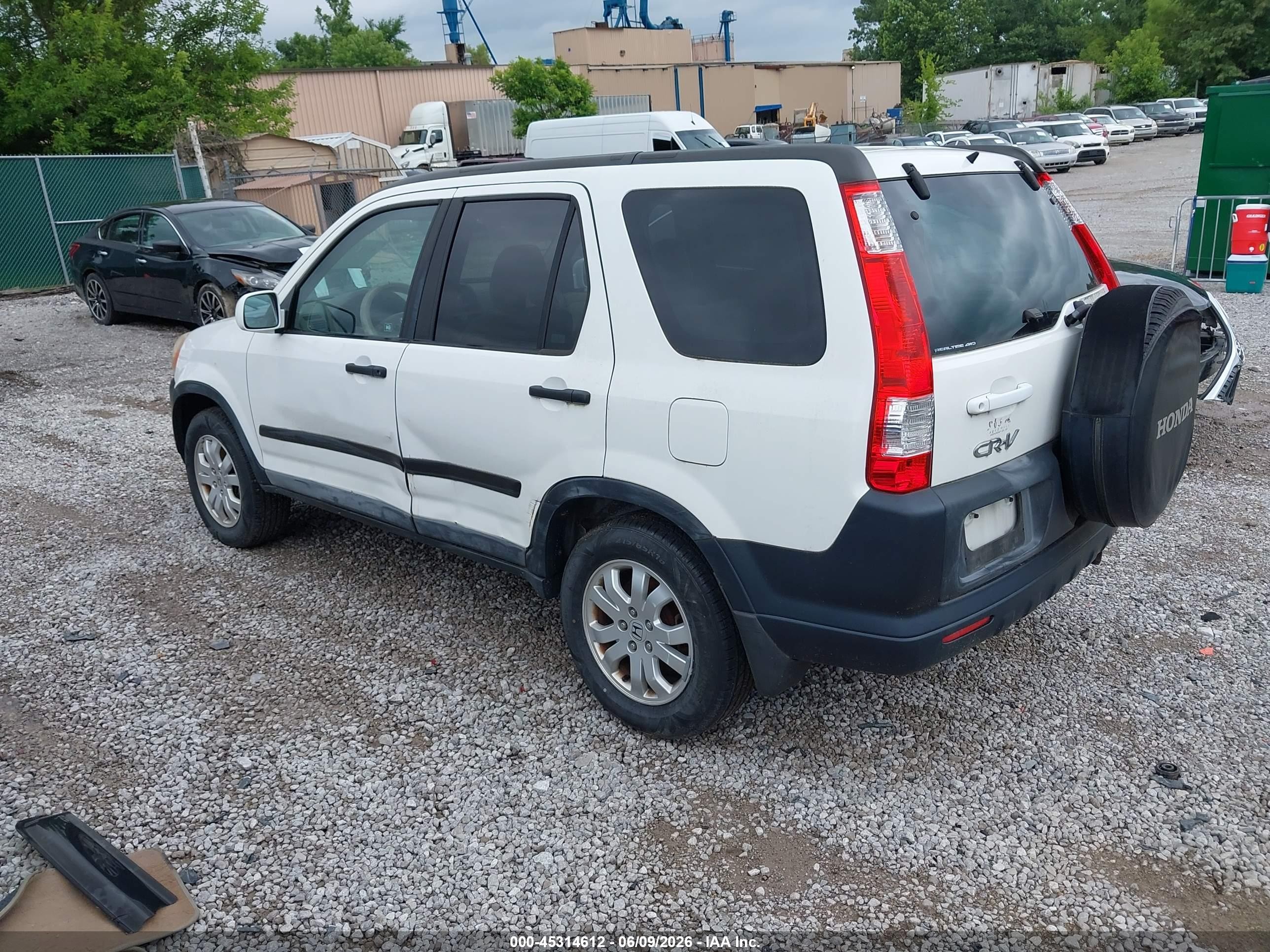 2006 Honda Cr-v Ex Белый vin: SHSRD78816U440228