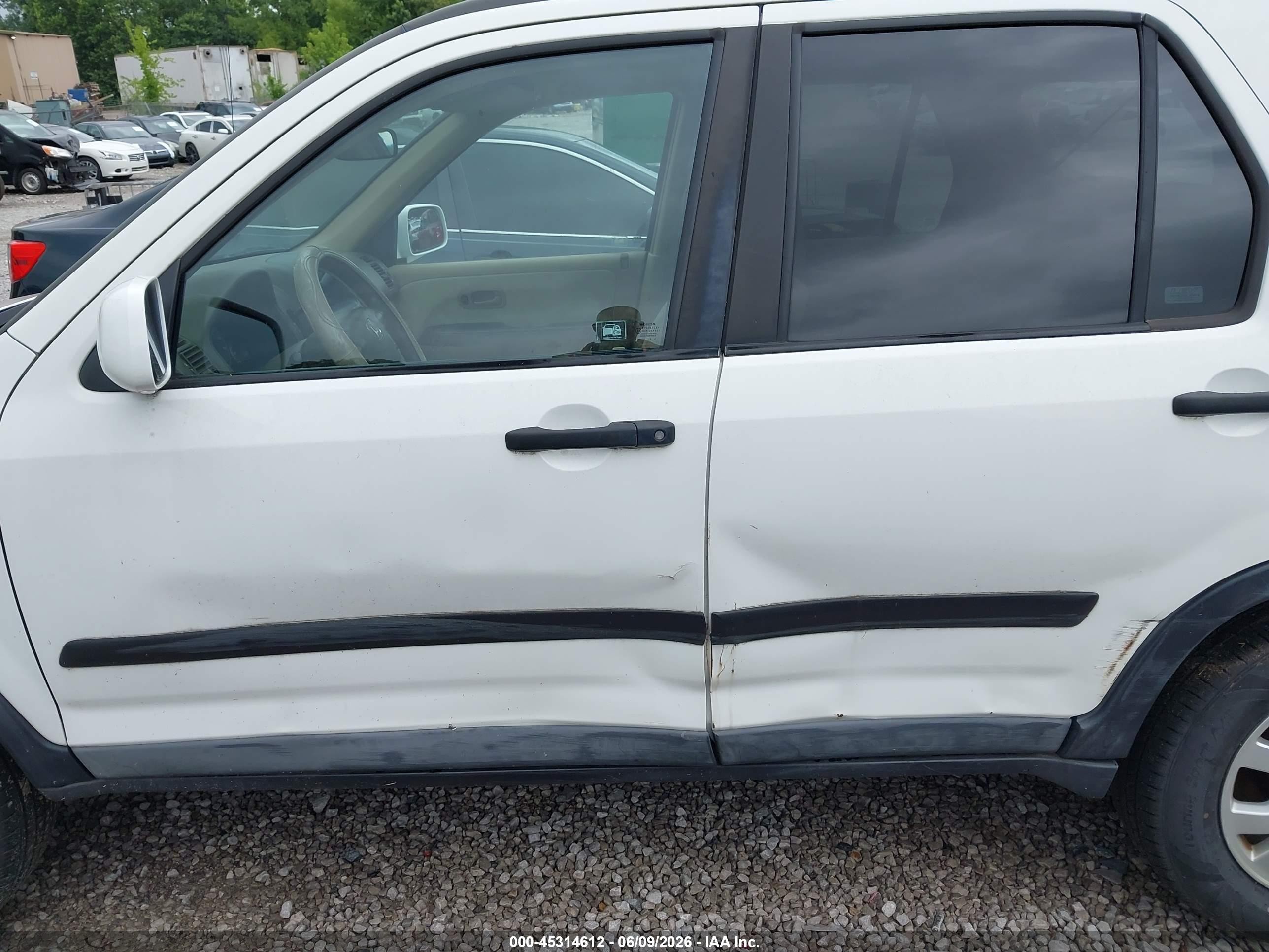 2006 Honda Cr-v Ex Белый vin: SHSRD78816U440228