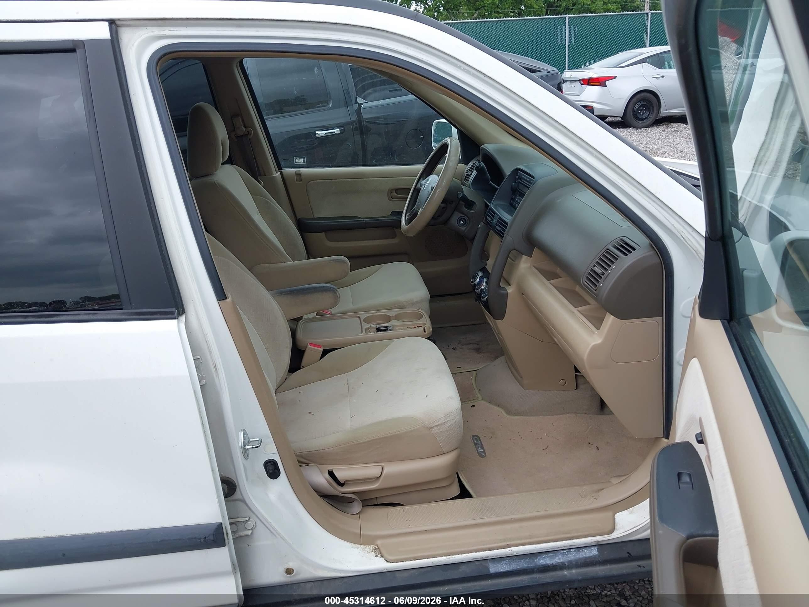 2006 Honda Cr-v Ex Белый vin: SHSRD78816U440228