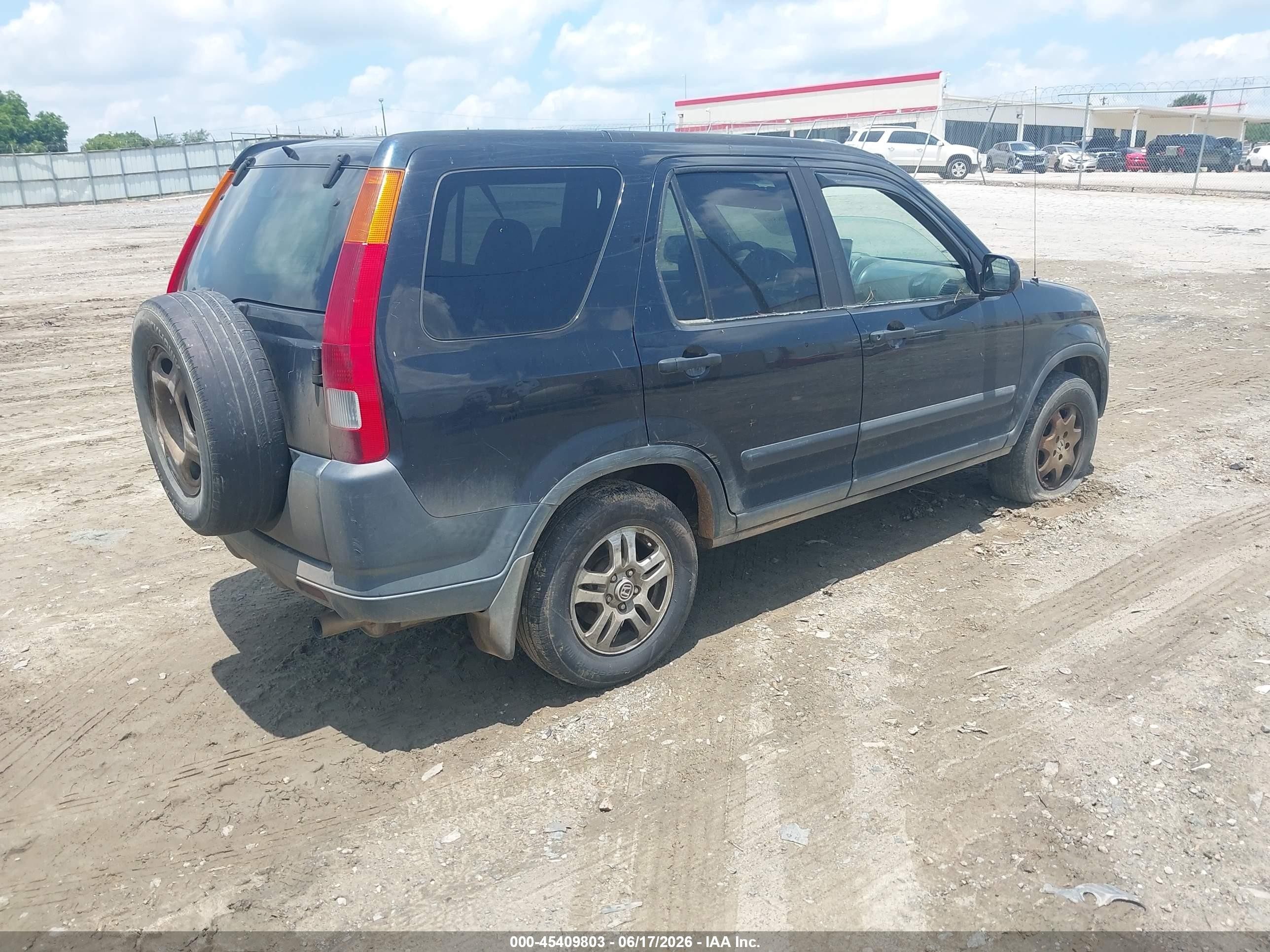 2002 Honda Cr-v Ex Black vin: SHSRD78822U009682