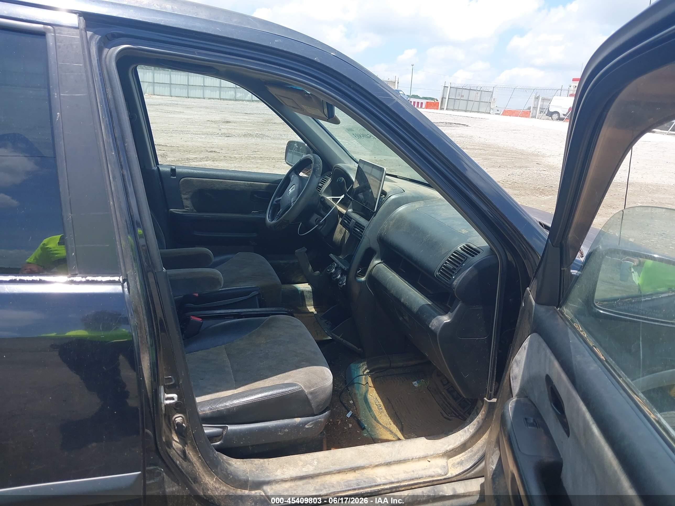 2002 Honda Cr-v Ex Black vin: SHSRD78822U009682