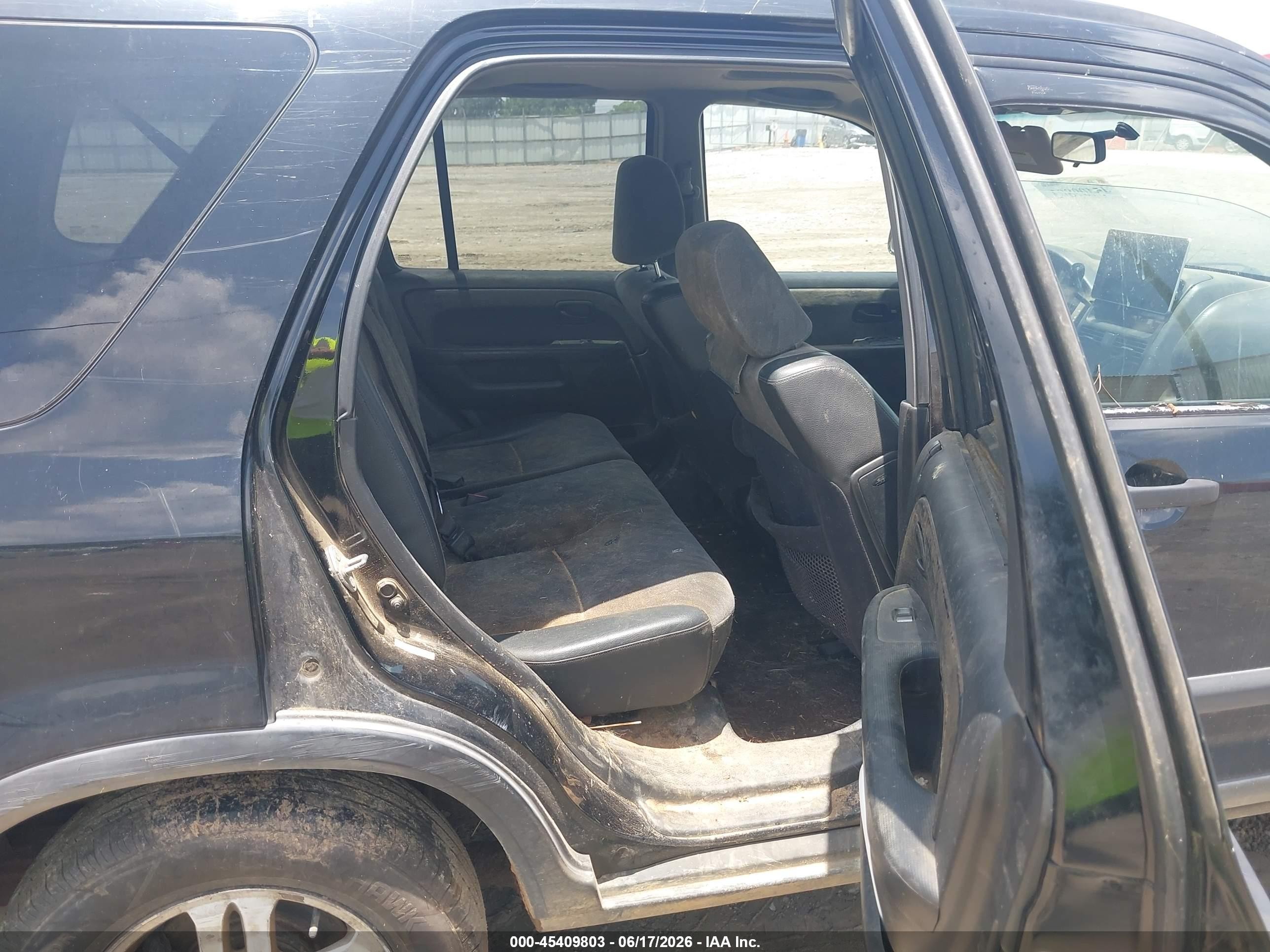 2002 Honda Cr-v Ex Black vin: SHSRD78822U009682