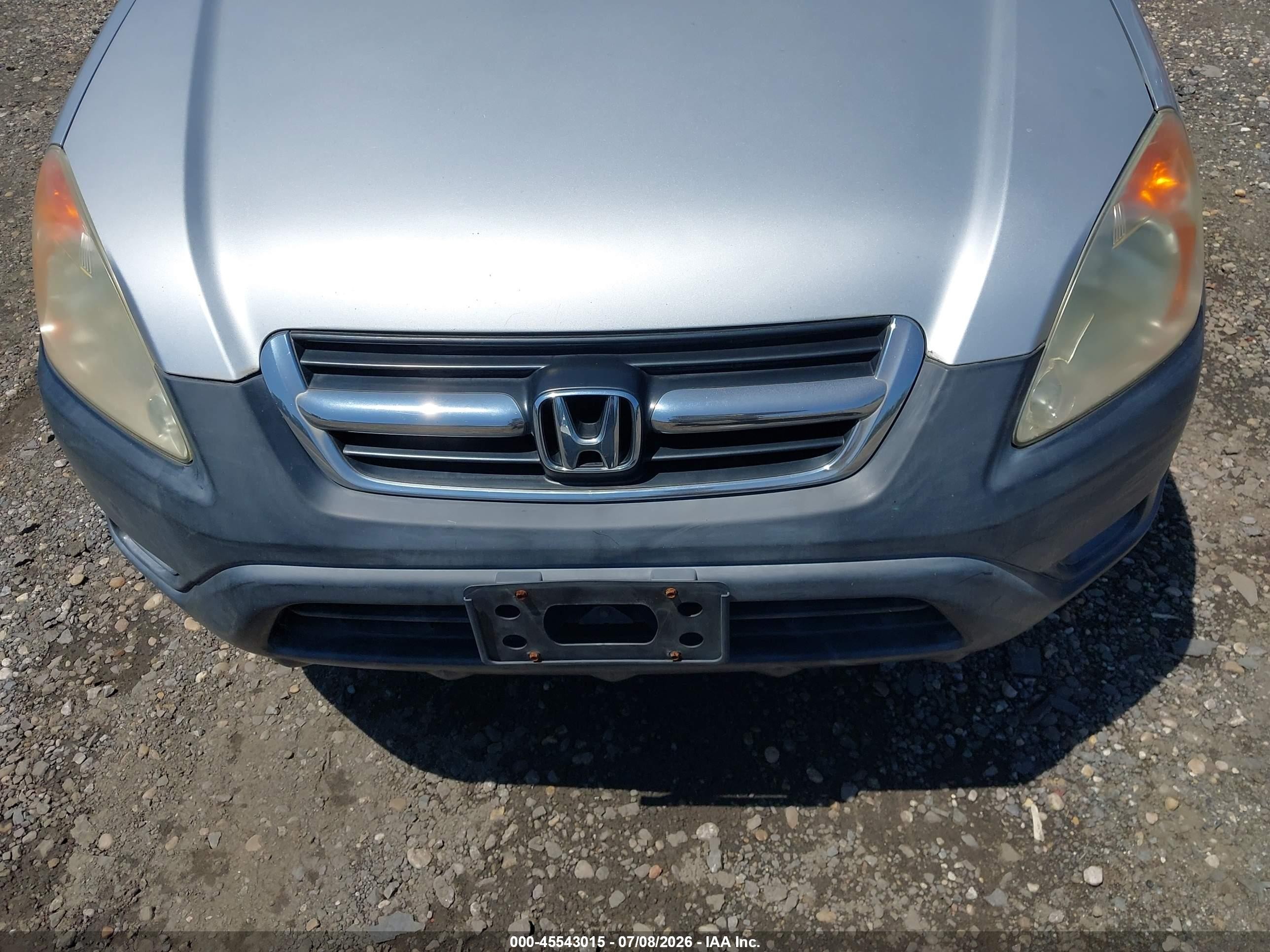 2003 Honda Cr-v Ex Silver vin: SHSRD78823U115342