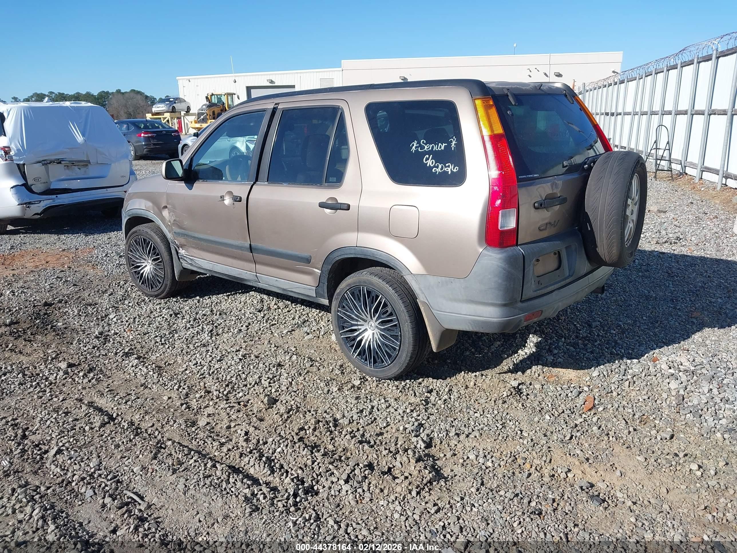 2003 Honda Cr-v Ex Золотой vin: SHSRD78823U115549