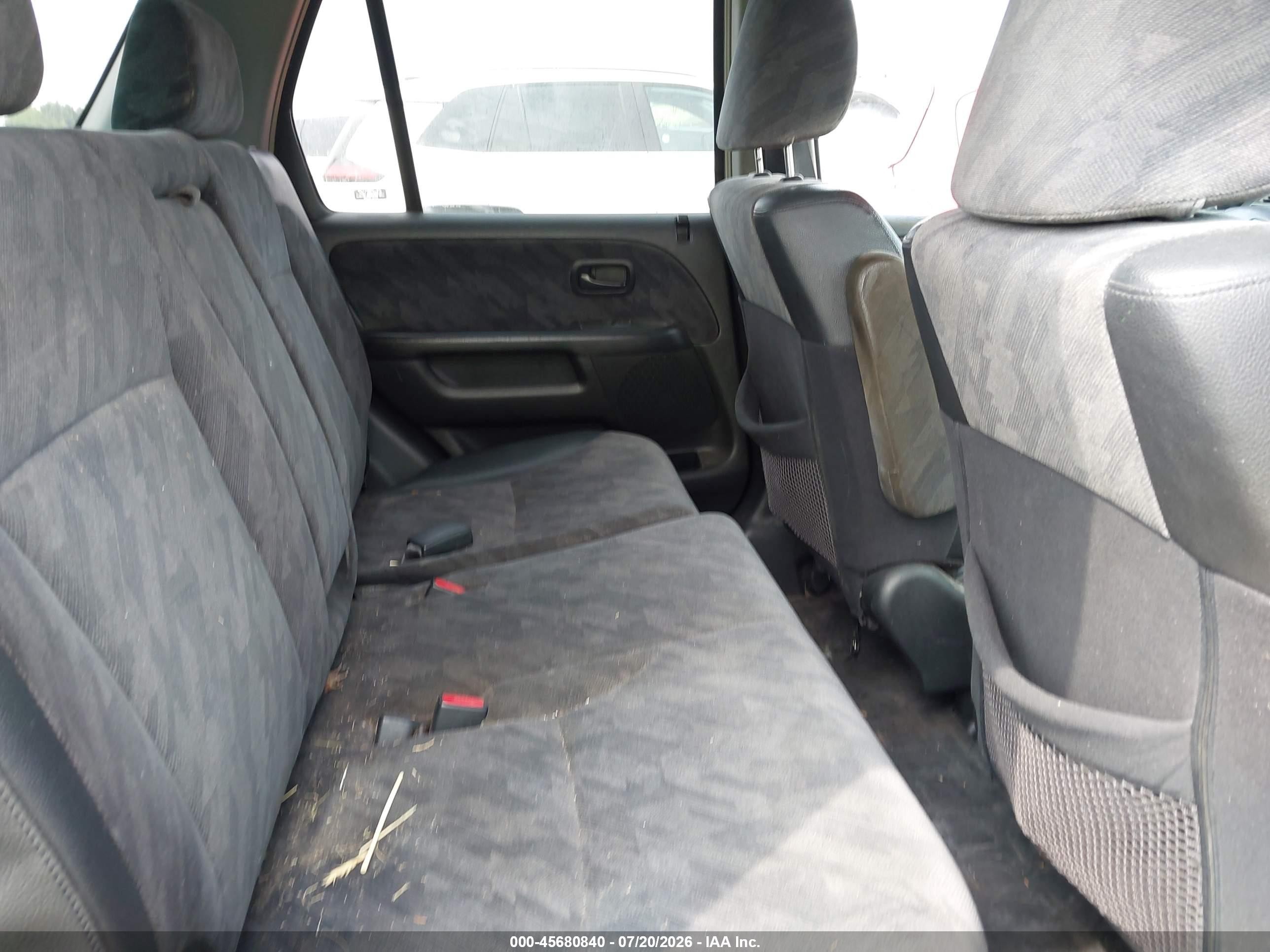 2003 Honda Cr-v Ex Black vin: SHSRD78823U155372