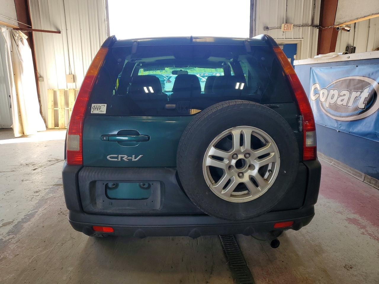 2004 Honda Cr-v Ex Green vin: SHSRD78824U213613