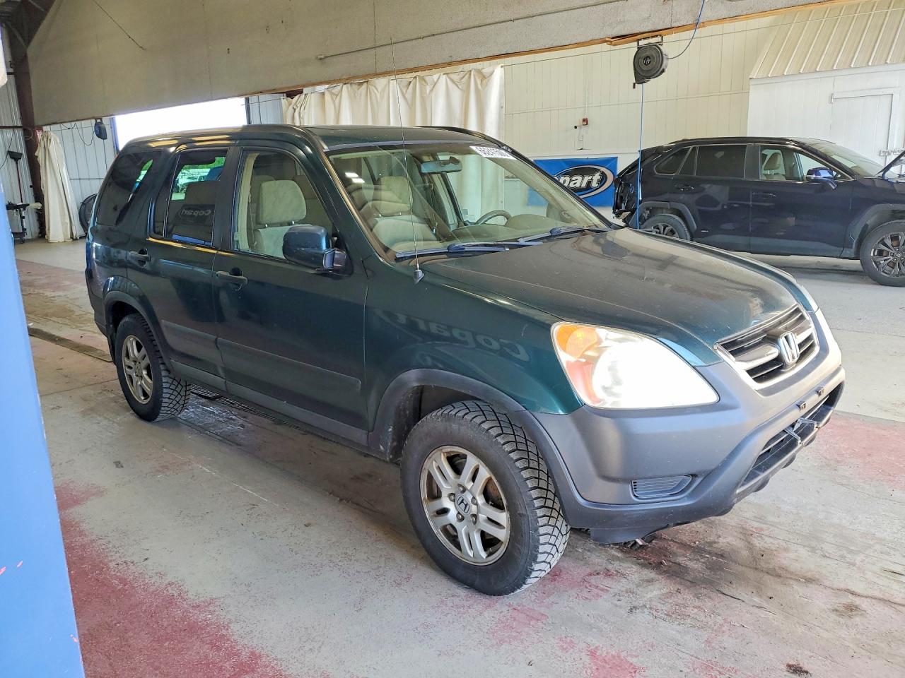 2004 Honda Cr-v Ex Green vin: SHSRD78824U213613