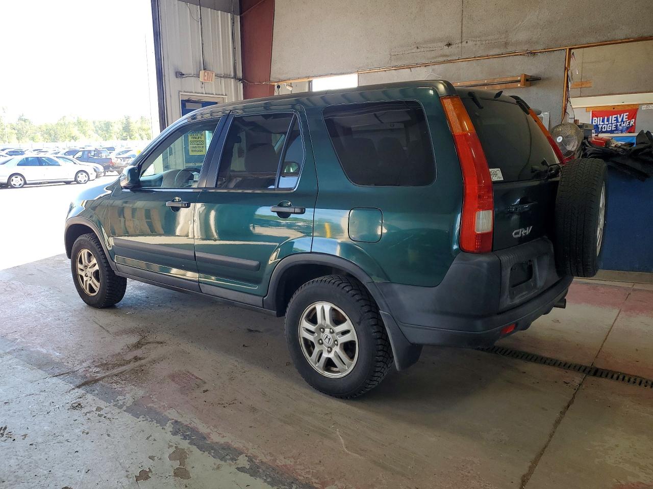 2004 Honda Cr-v Ex Green vin: SHSRD78824U213613
