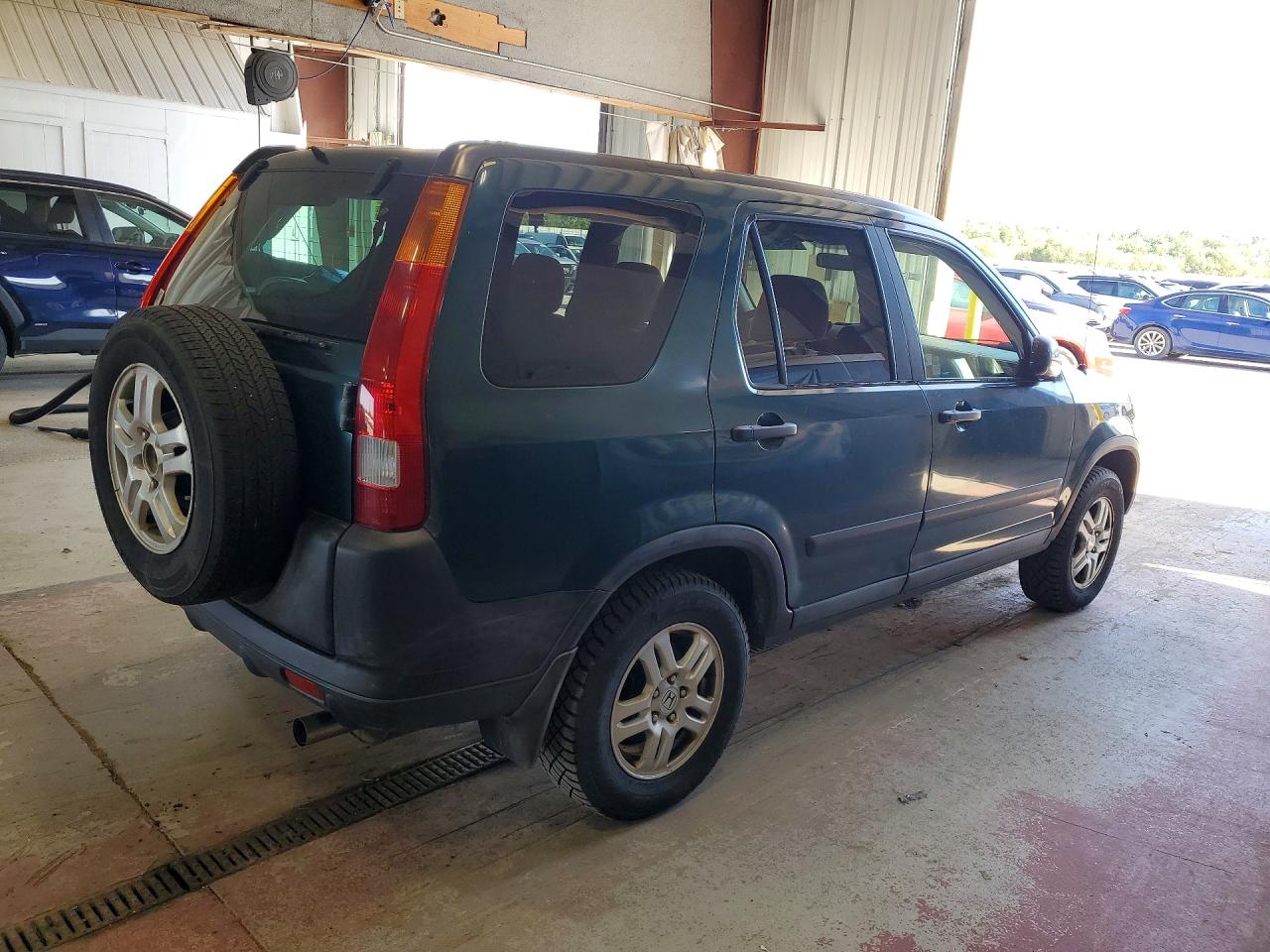 2004 Honda Cr-v Ex Green vin: SHSRD78824U213613