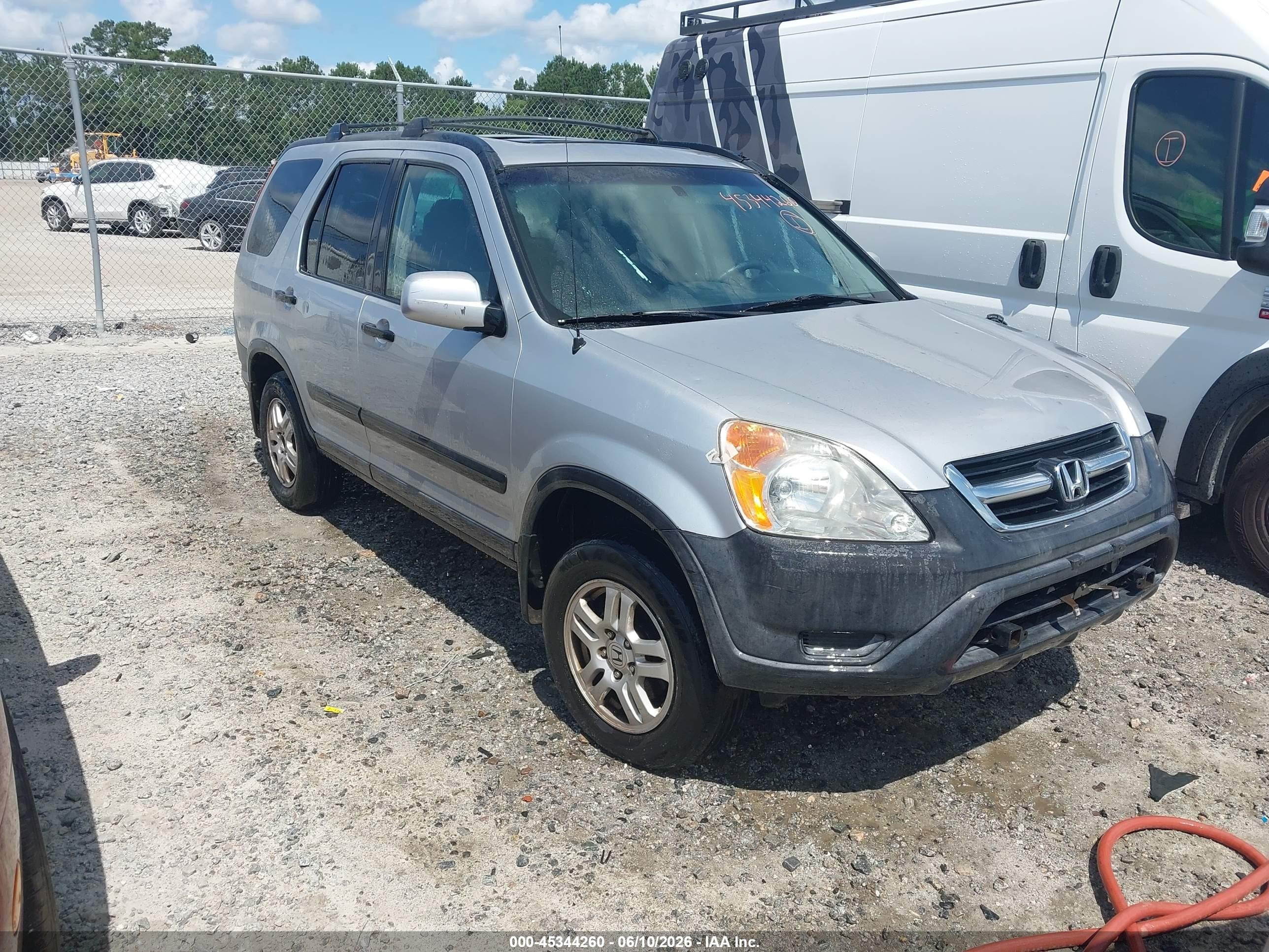 2004 Honda Cr-v Ex Silver vin: SHSRD78824U217256