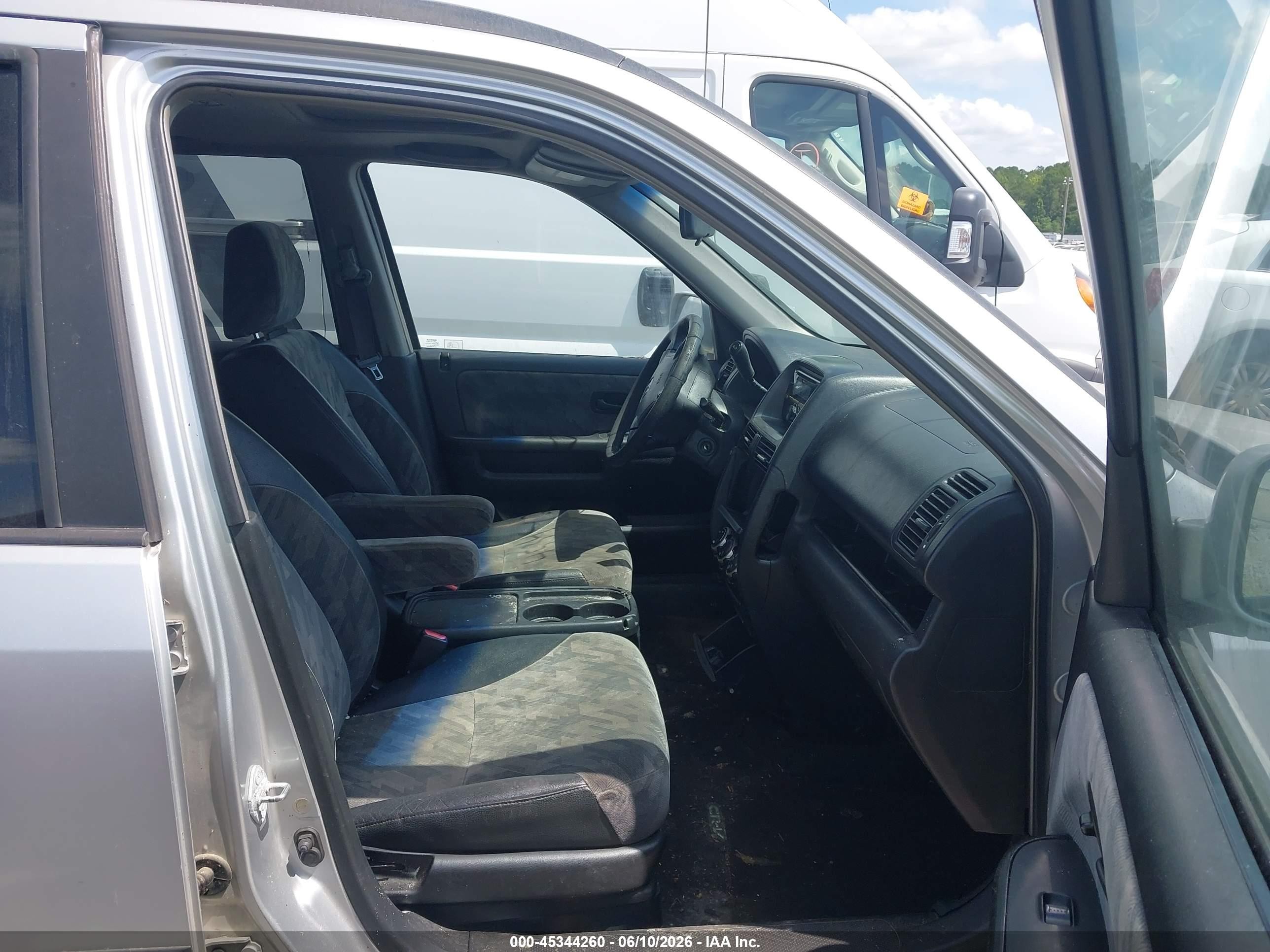 2004 Honda Cr-v Ex Silver vin: SHSRD78824U217256