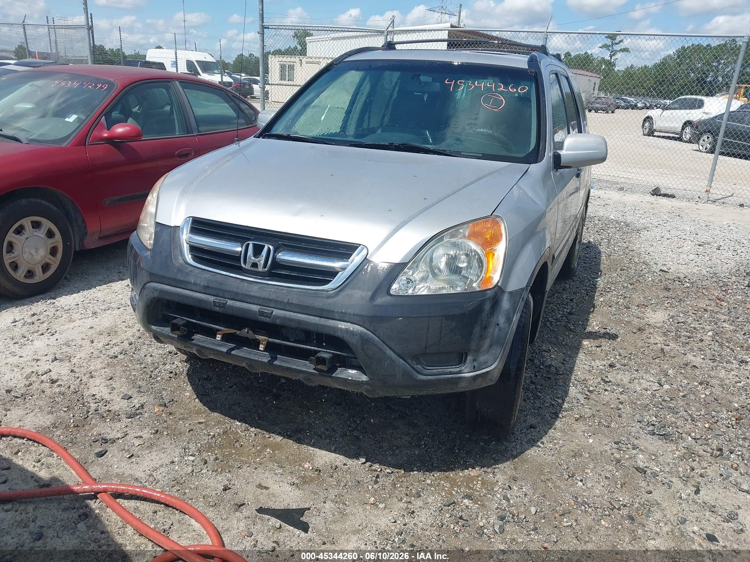 2004 Honda Cr-v Ex Silver vin: SHSRD78824U217256