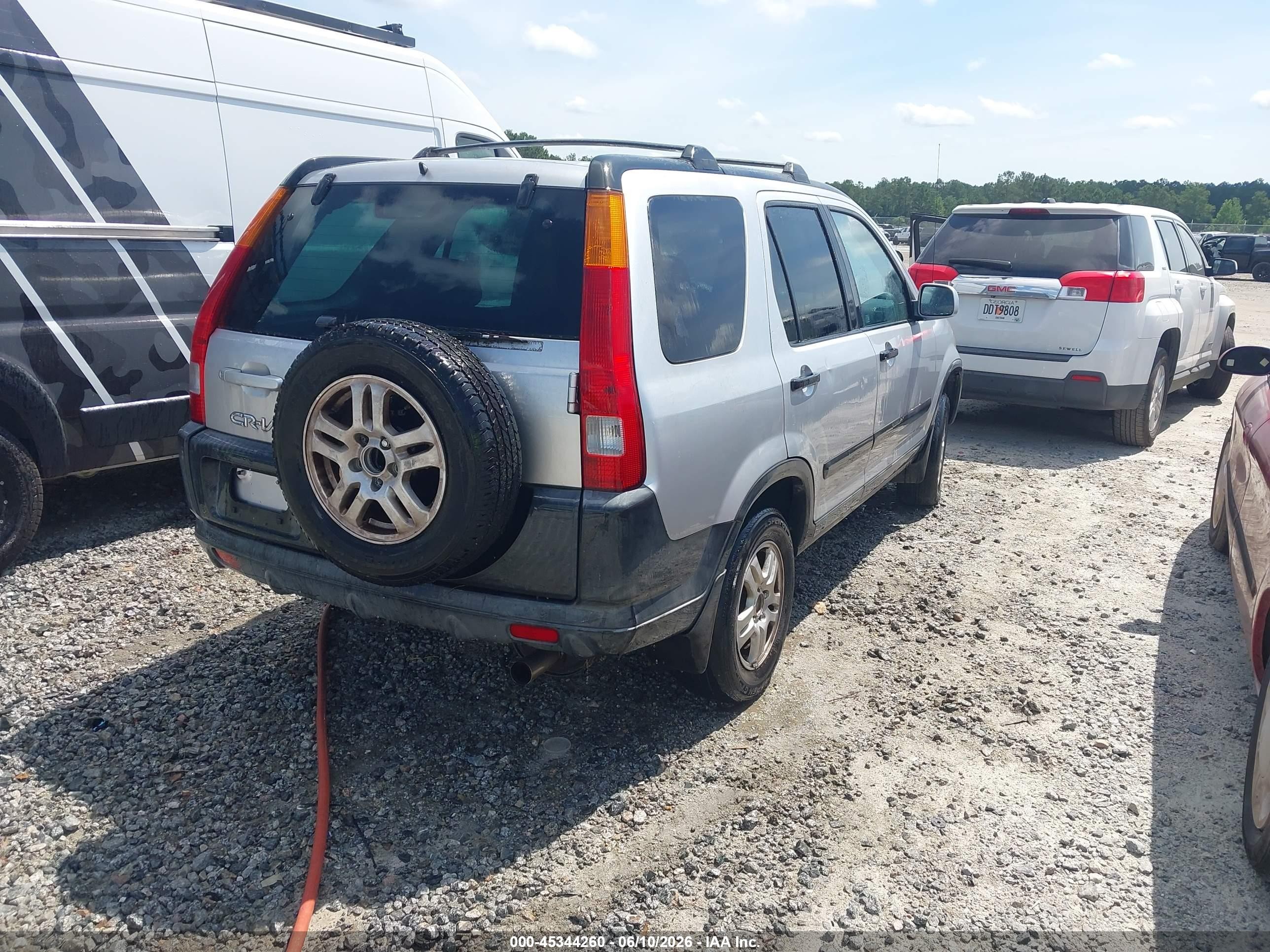 2004 Honda Cr-v Ex Silver vin: SHSRD78824U217256