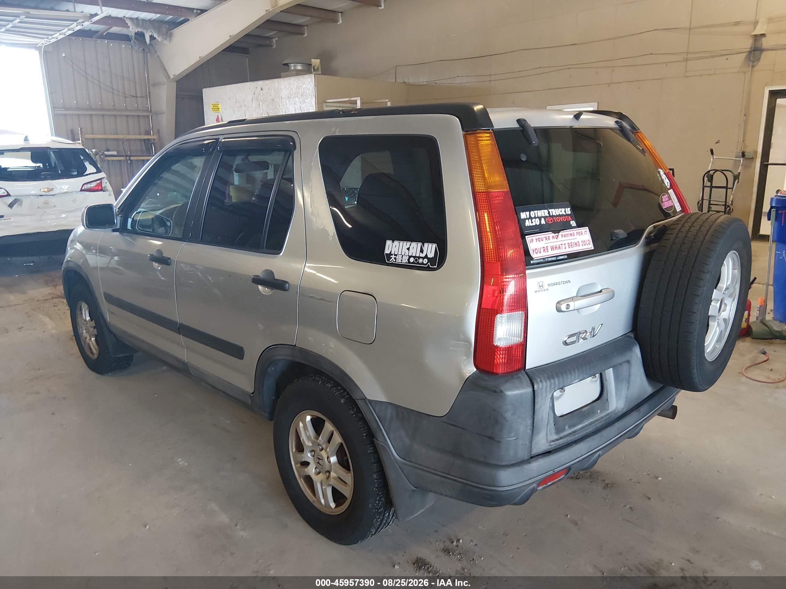 2004 Honda Cr-v Ex Silver vin: SHSRD78824U218469