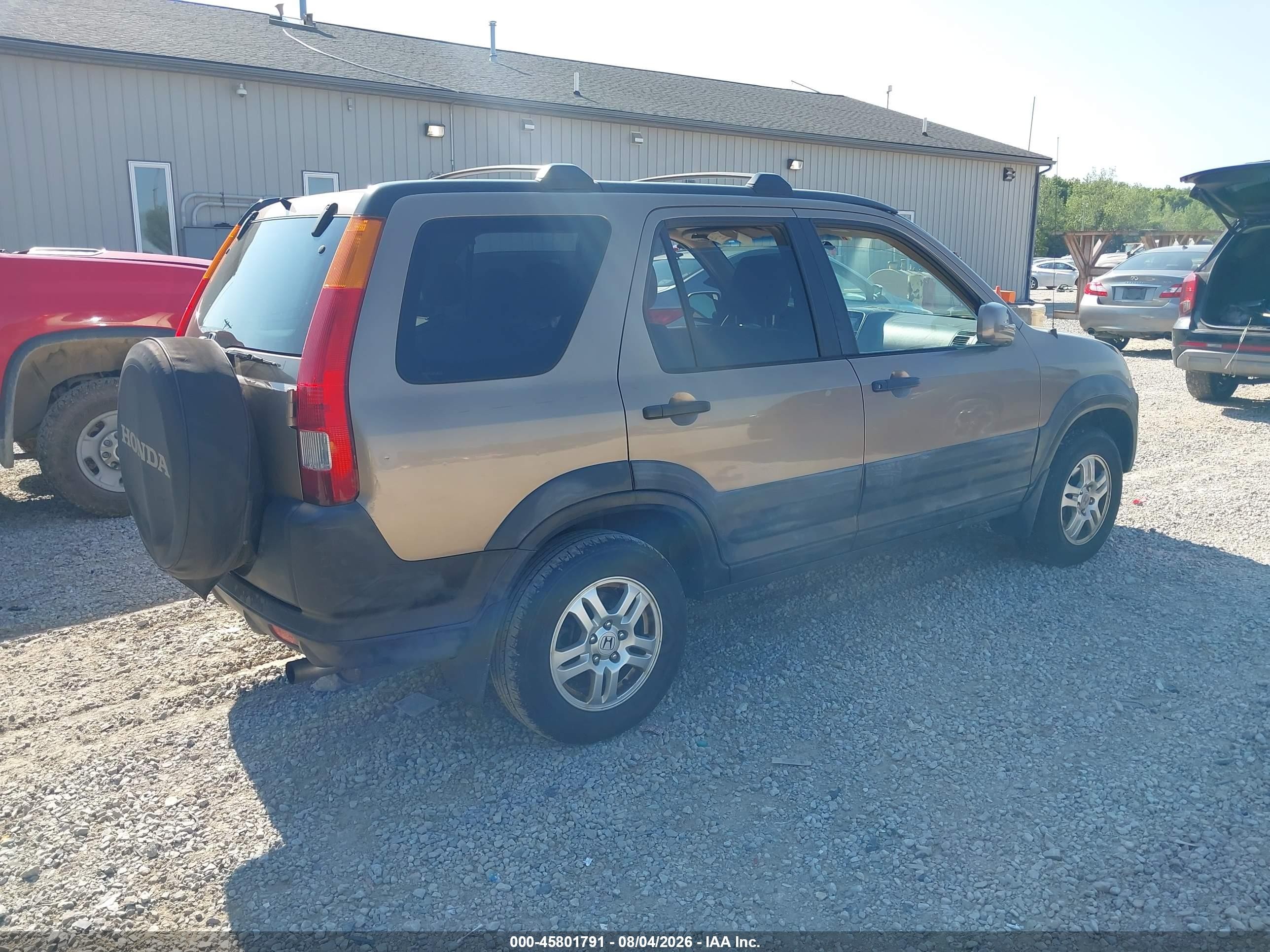 2004 Honda Cr-v Ex Gold vin: SHSRD78824U238303
