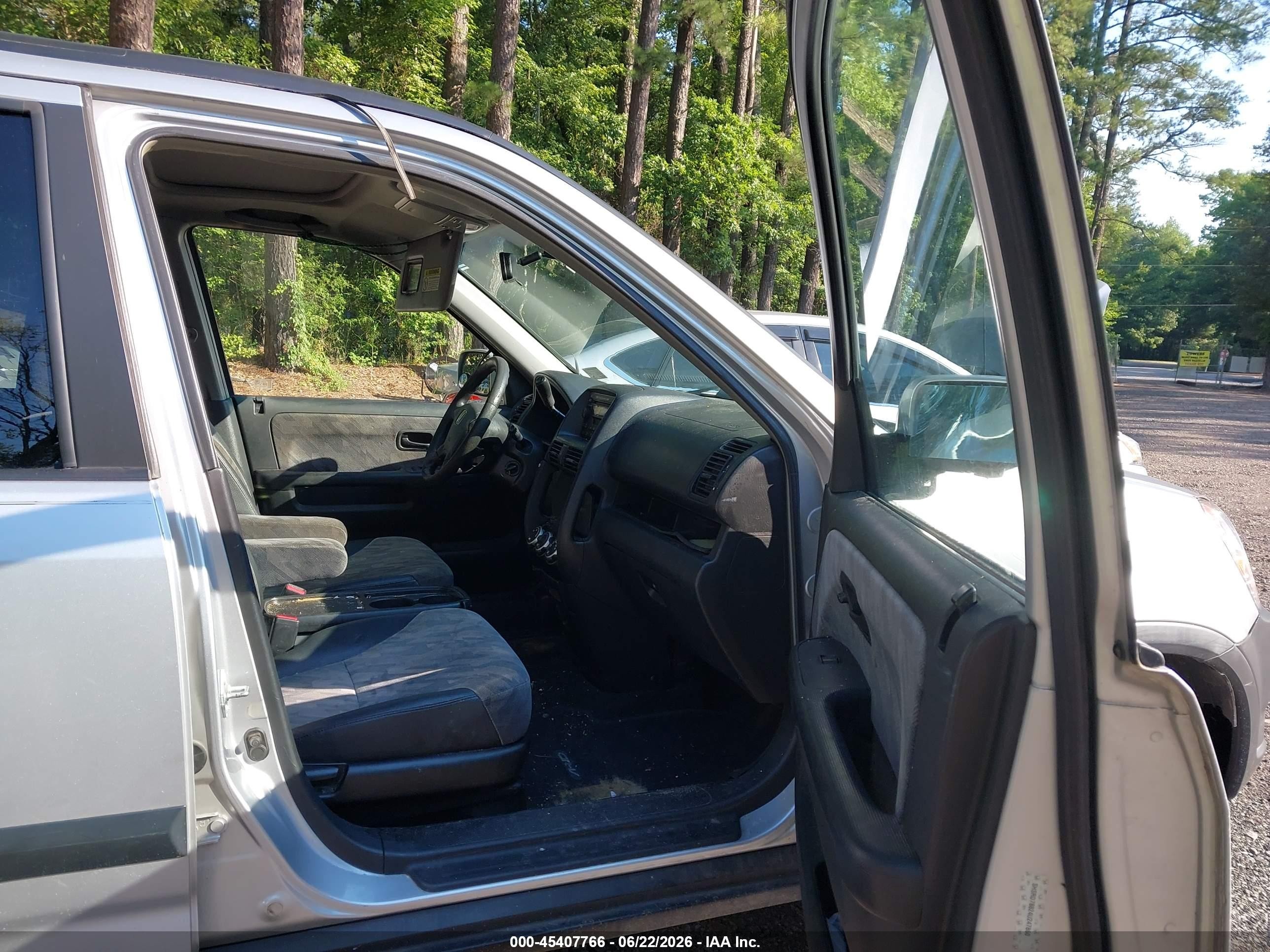 2004 Honda Cr-v Ex Silver vin: SHSRD78824U247860