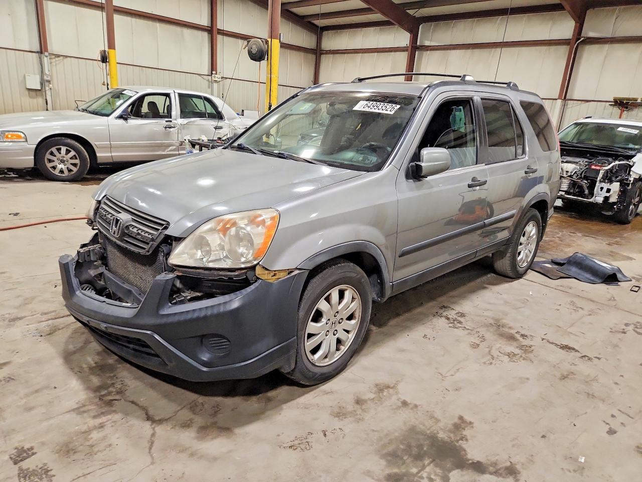 2005 Honda Cr-v Ex Серебряный vin: SHSRD78825U333607