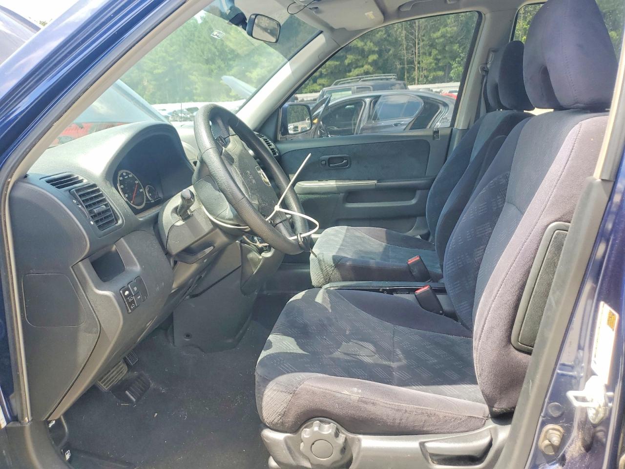 2005 Honda Cr-v Ex Синий vin: SHSRD78825U333901
