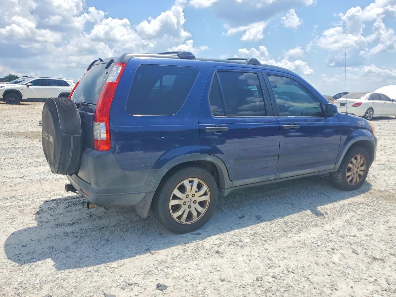 2005 Honda Cr-v Ex Синий vin: SHSRD78825U333901
