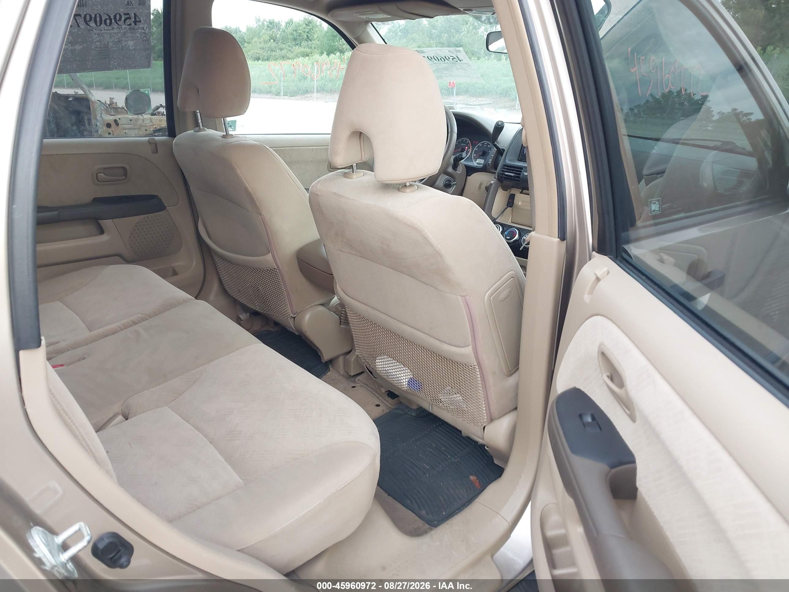 2005 Honda Cr-v Ex Gold vin: SHSRD78825U343604