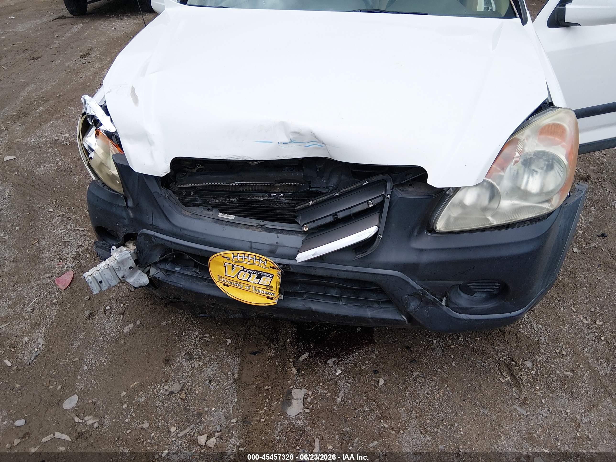 2006 Honda Cr-v Ex White vin: SHSRD78826U424927