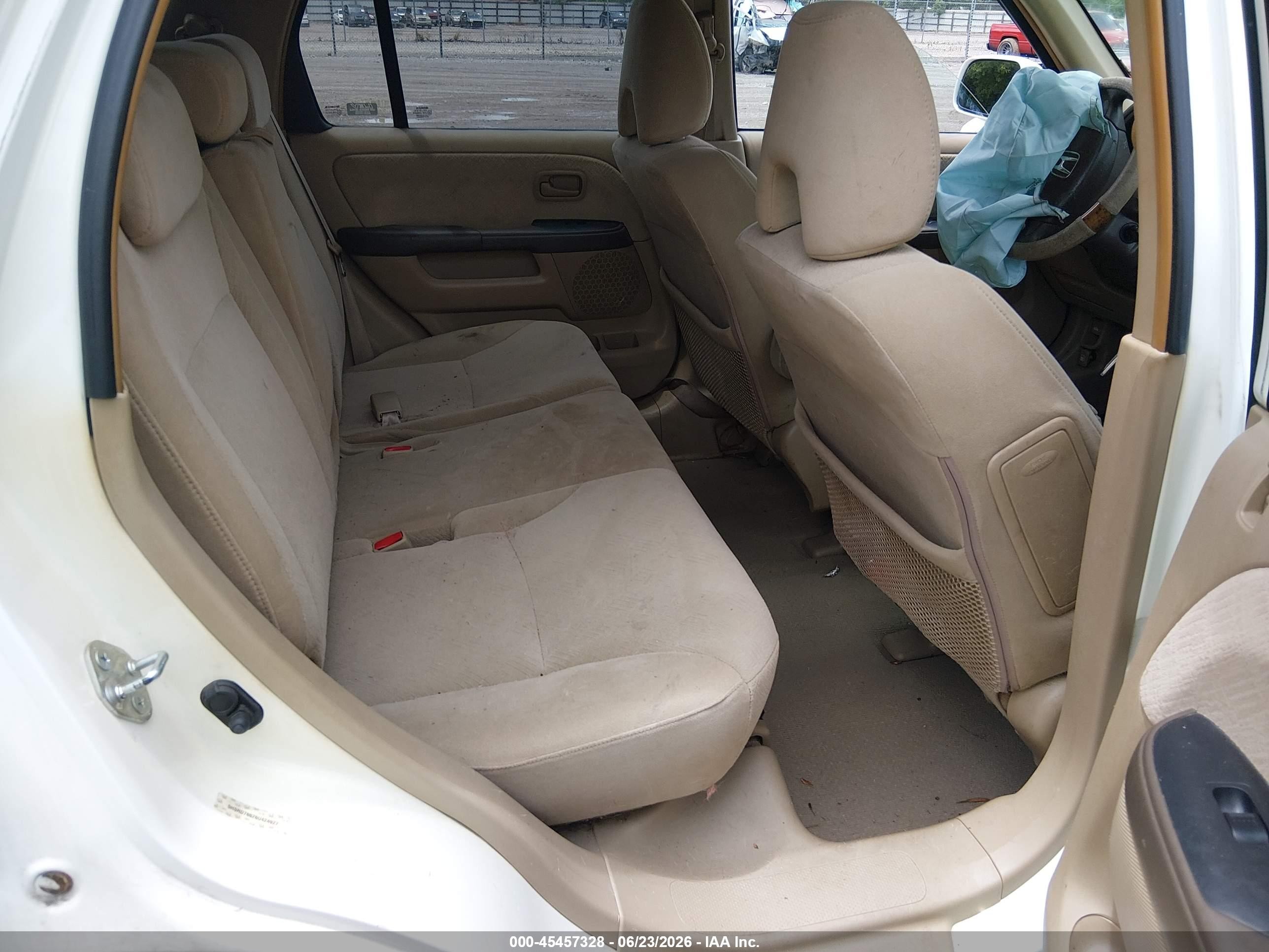 2006 Honda Cr-v Ex White vin: SHSRD78826U424927