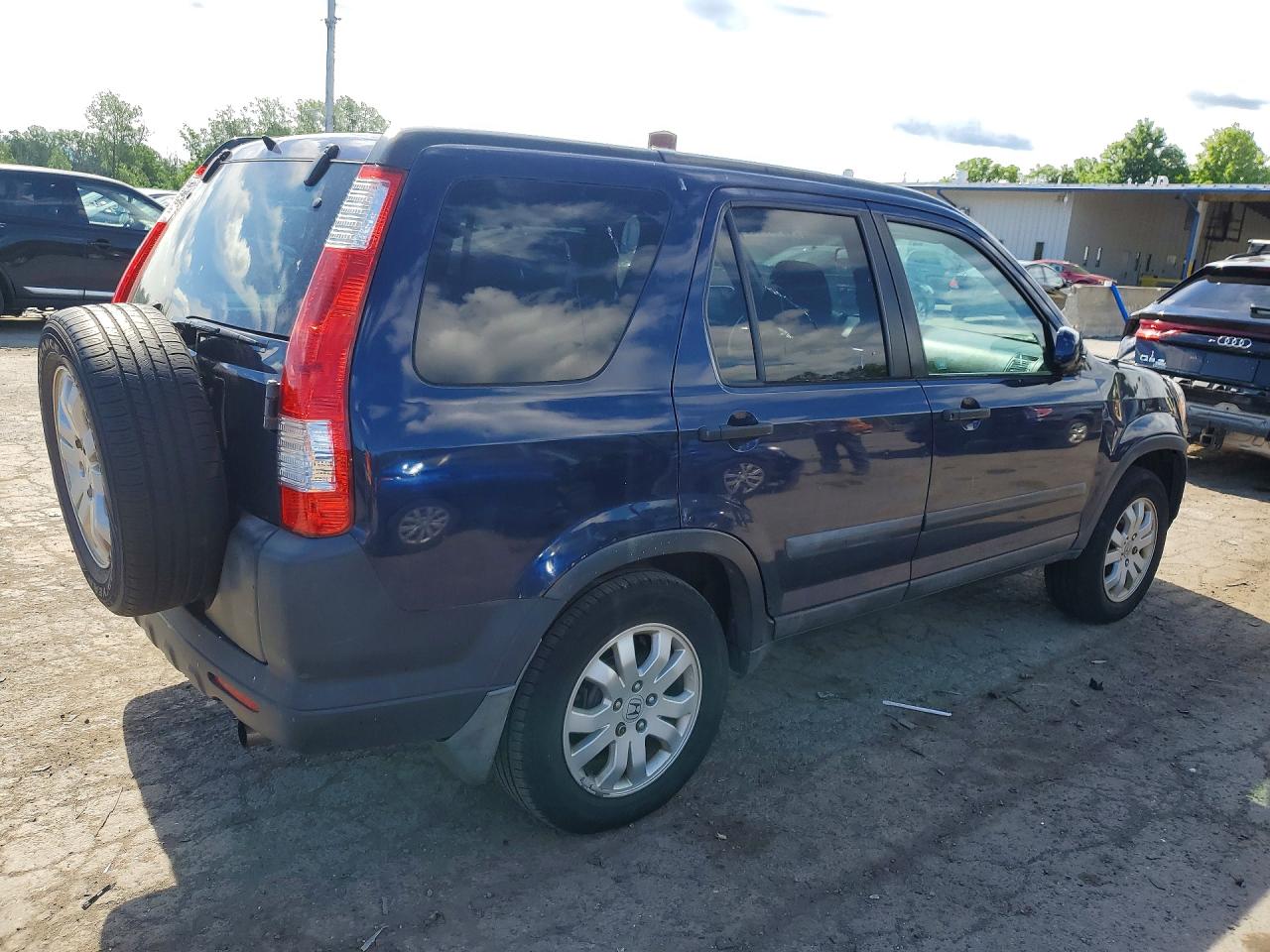 2006 Honda Cr-v Ex Blue vin: SHSRD78826U442294