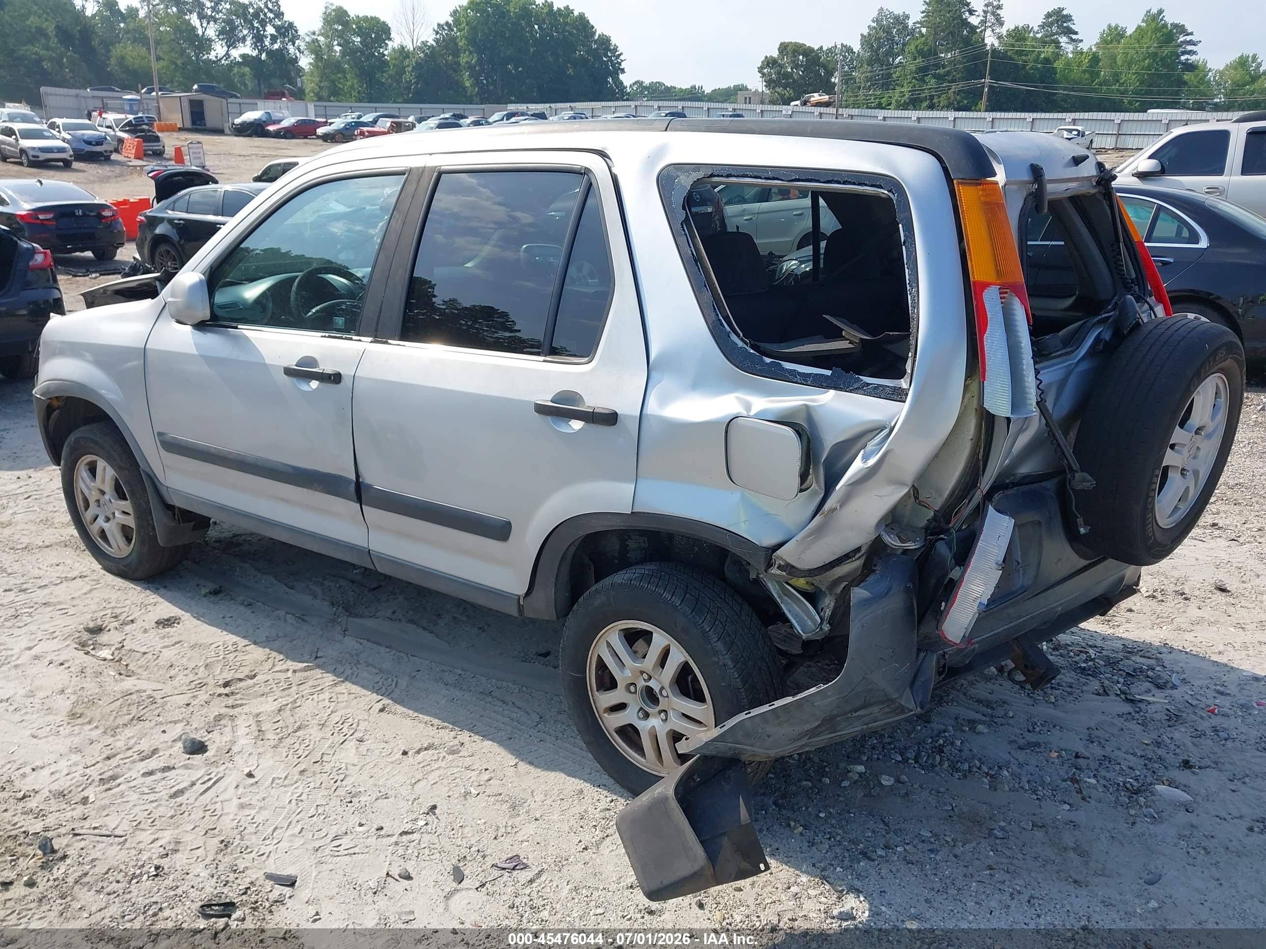 2003 Honda Cr-v Ex Silver vin: SHSRD78833U103085