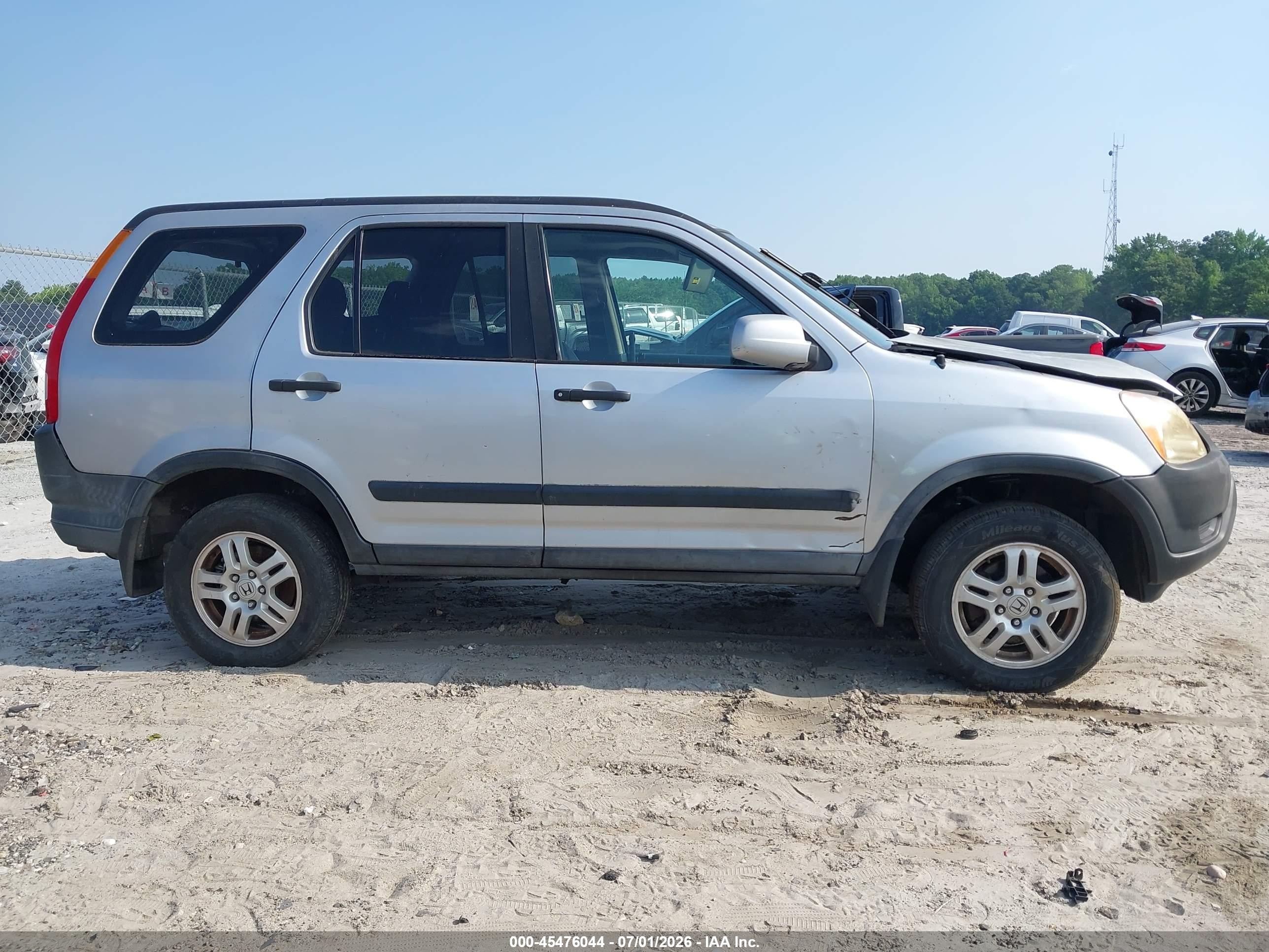2003 Honda Cr-v Ex Silver vin: SHSRD78833U103085