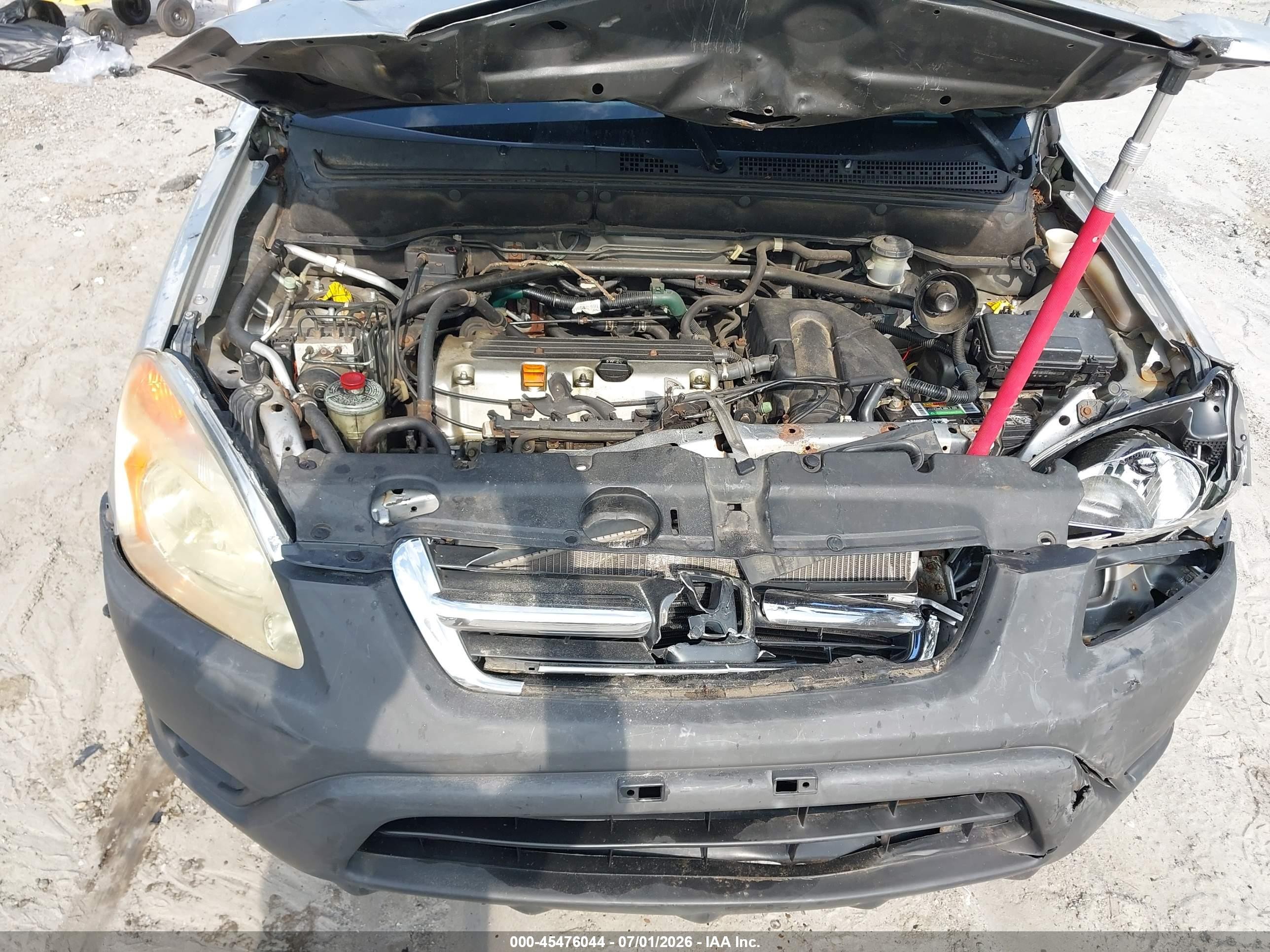 2003 Honda Cr-v Ex Silver vin: SHSRD78833U103085