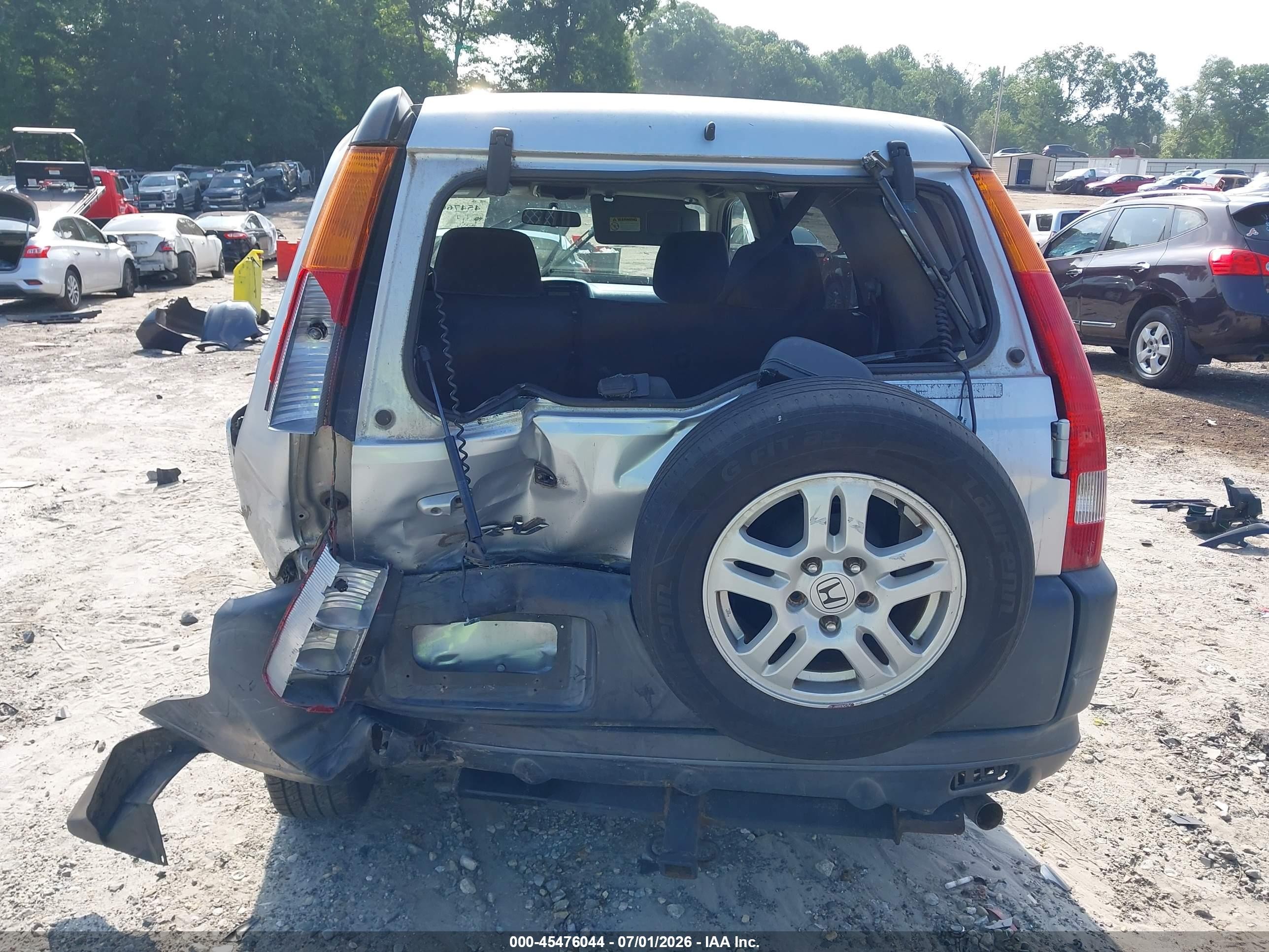 2003 Honda Cr-v Ex Silver vin: SHSRD78833U103085