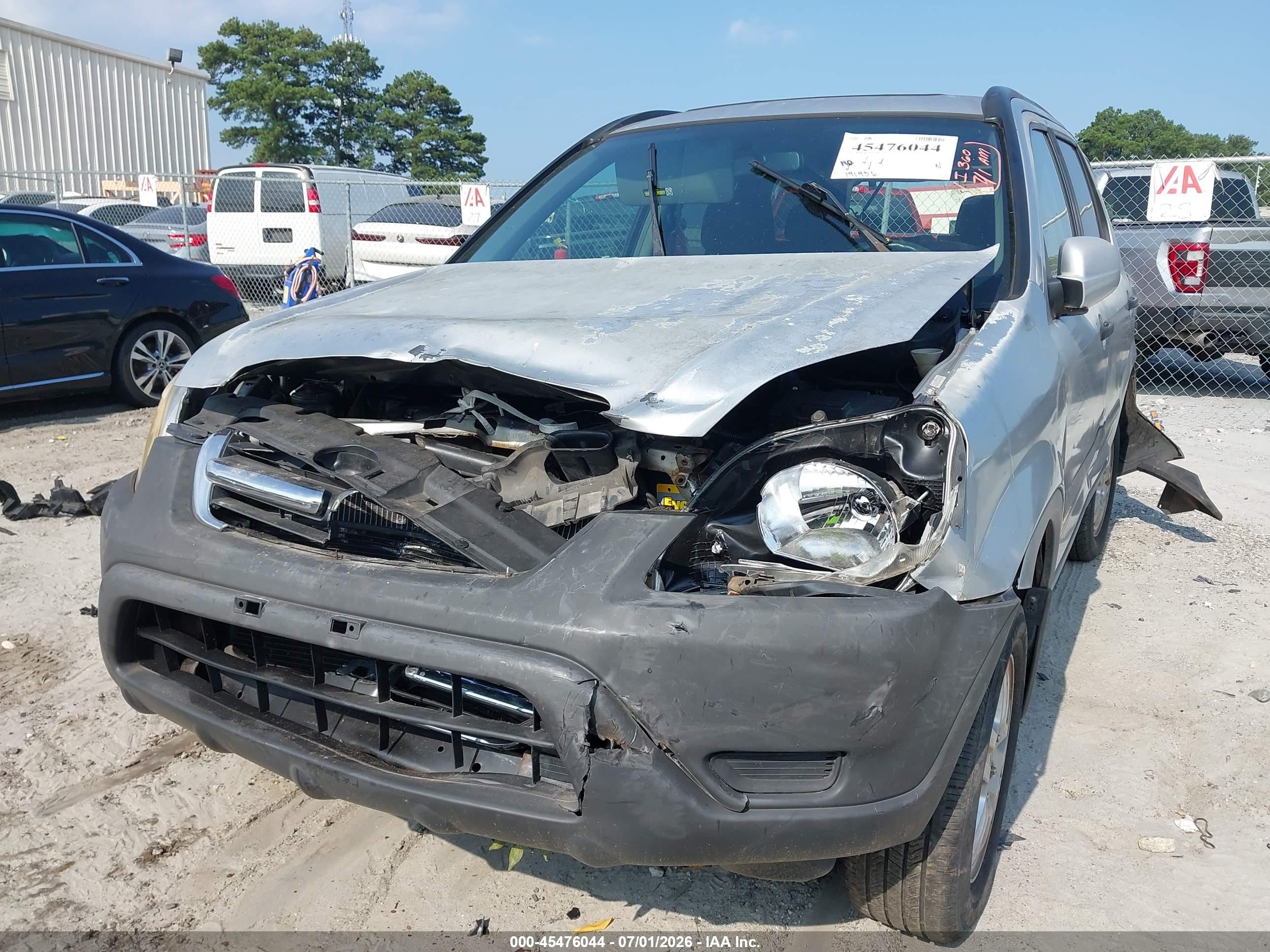 2003 Honda Cr-v Ex Silver vin: SHSRD78833U103085