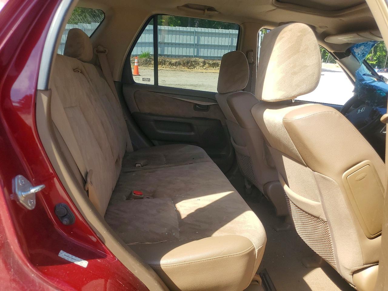 2003 Honda Cr-v Ex Burgundy vin: SHSRD78833U138757