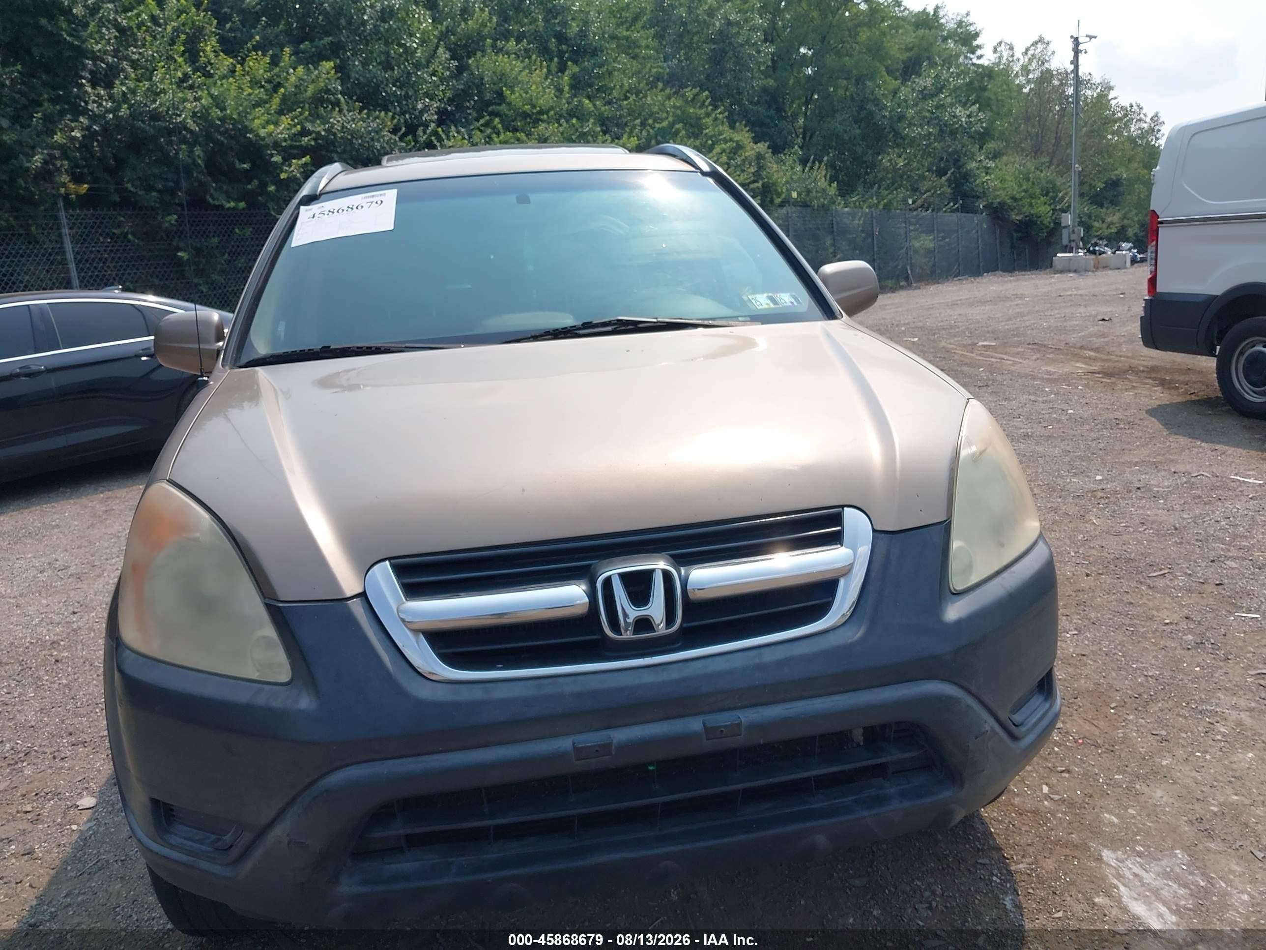 2003 Honda Cr-v Ex Brown vin: SHSRD78833U150052