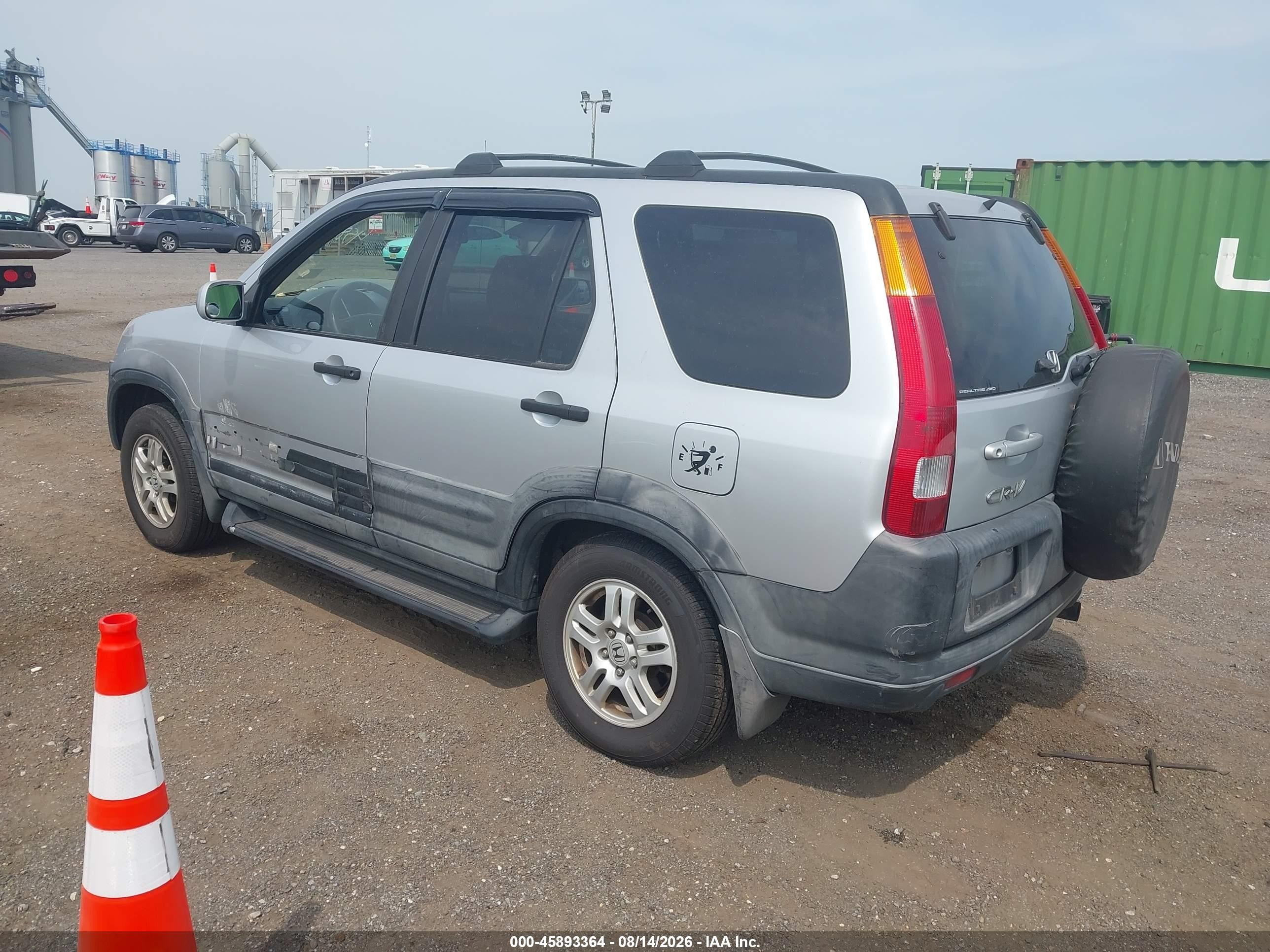 2003 Honda Cr-v Ex Silver vin: SHSRD78833U153405
