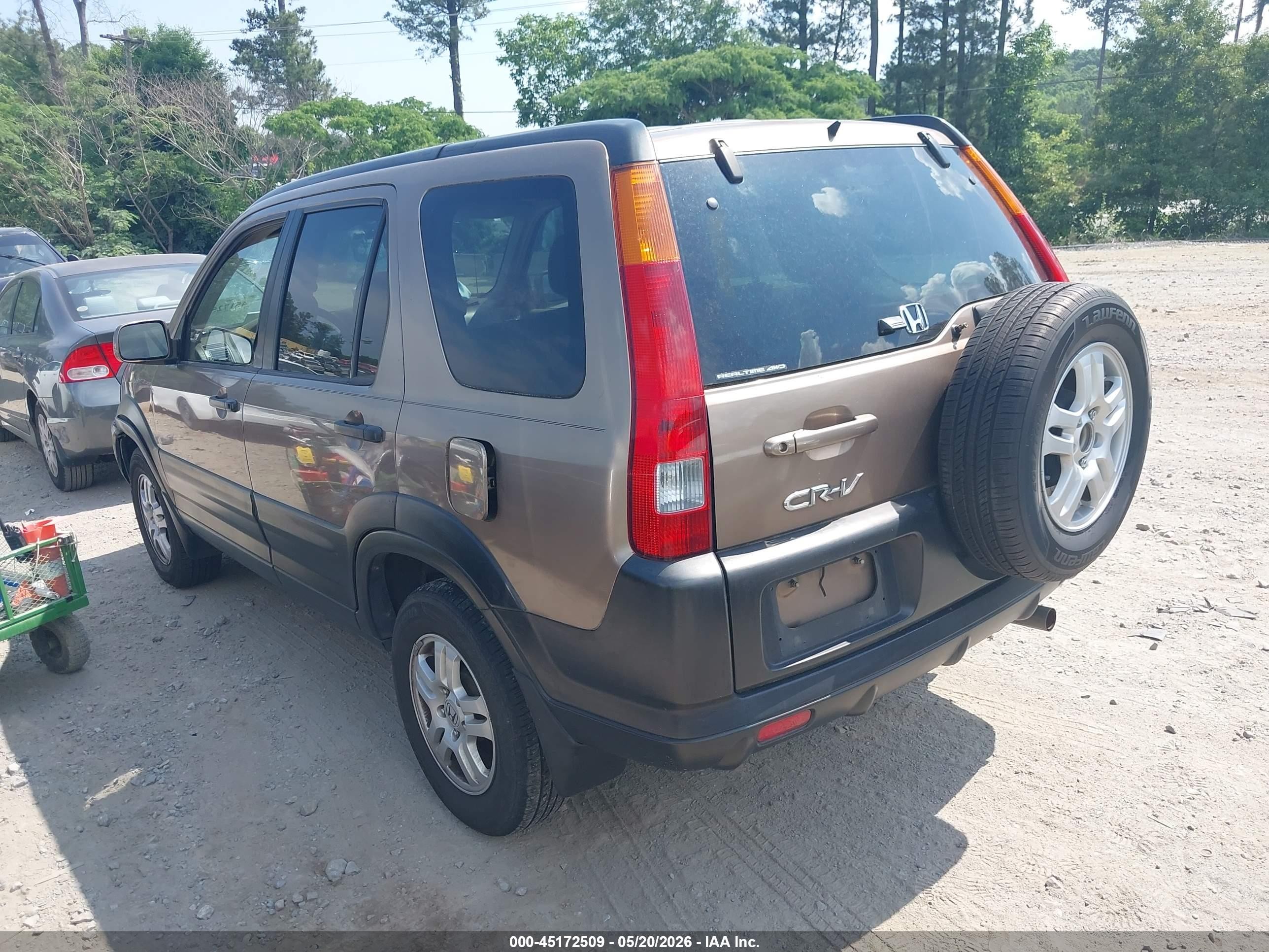 2004 Honda Cr-v Ex Beige vin: SHSRD78834U204452