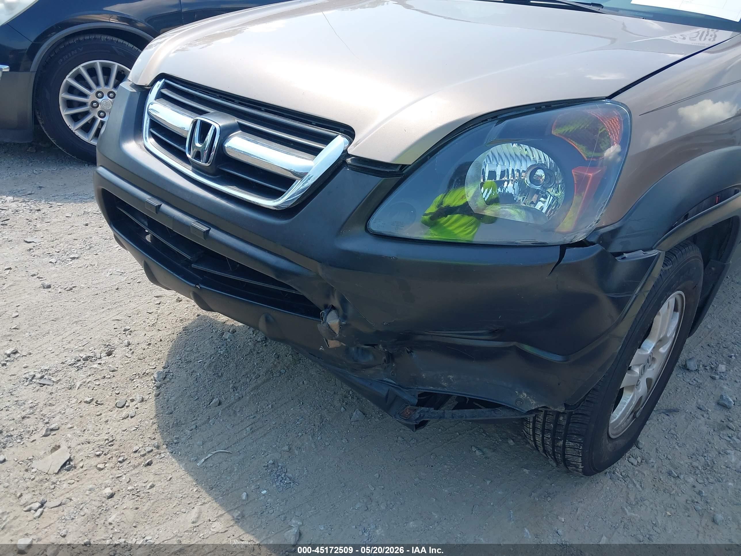 2004 Honda Cr-v Ex Beige vin: SHSRD78834U204452